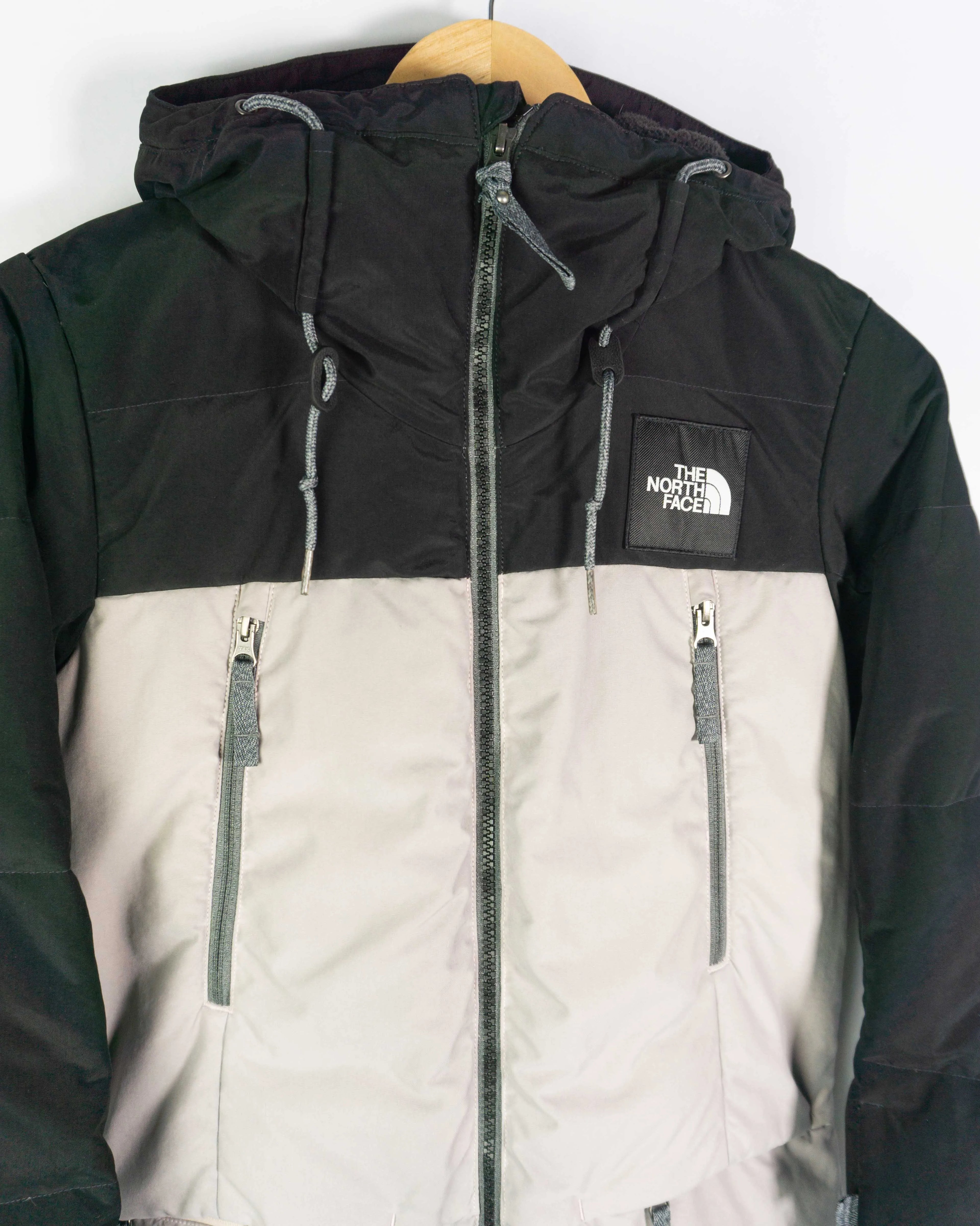 Abrigo de plumas mujer The North Face gris/negro XS