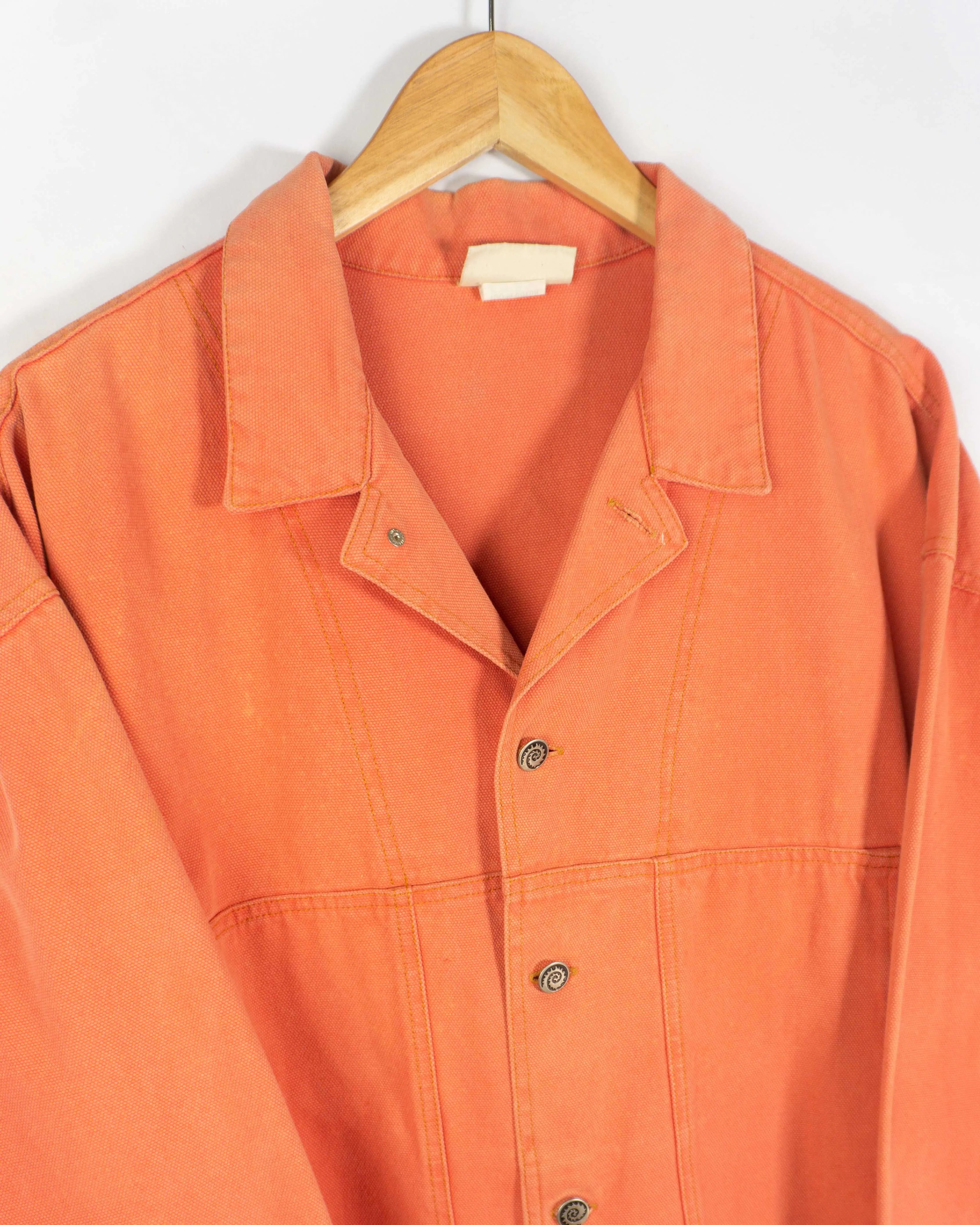 Chaqueta vaquera Rip Curl vintage 90s naranja L