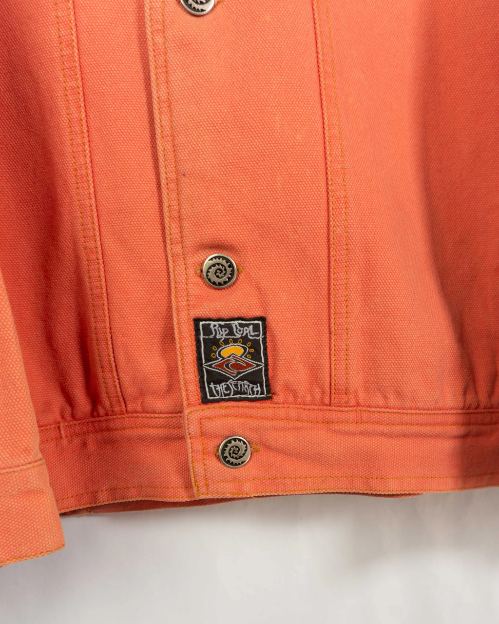 Chaqueta vaquera Rip Curl vintage 90s naranja L
