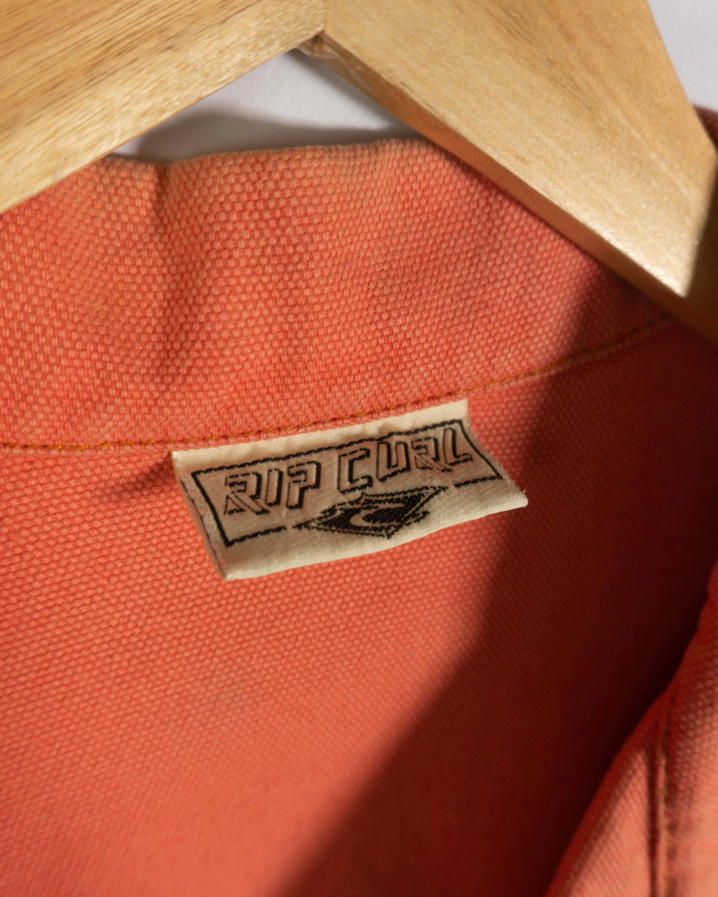 Chaqueta vaquera Rip Curl vintage 90s naranja L