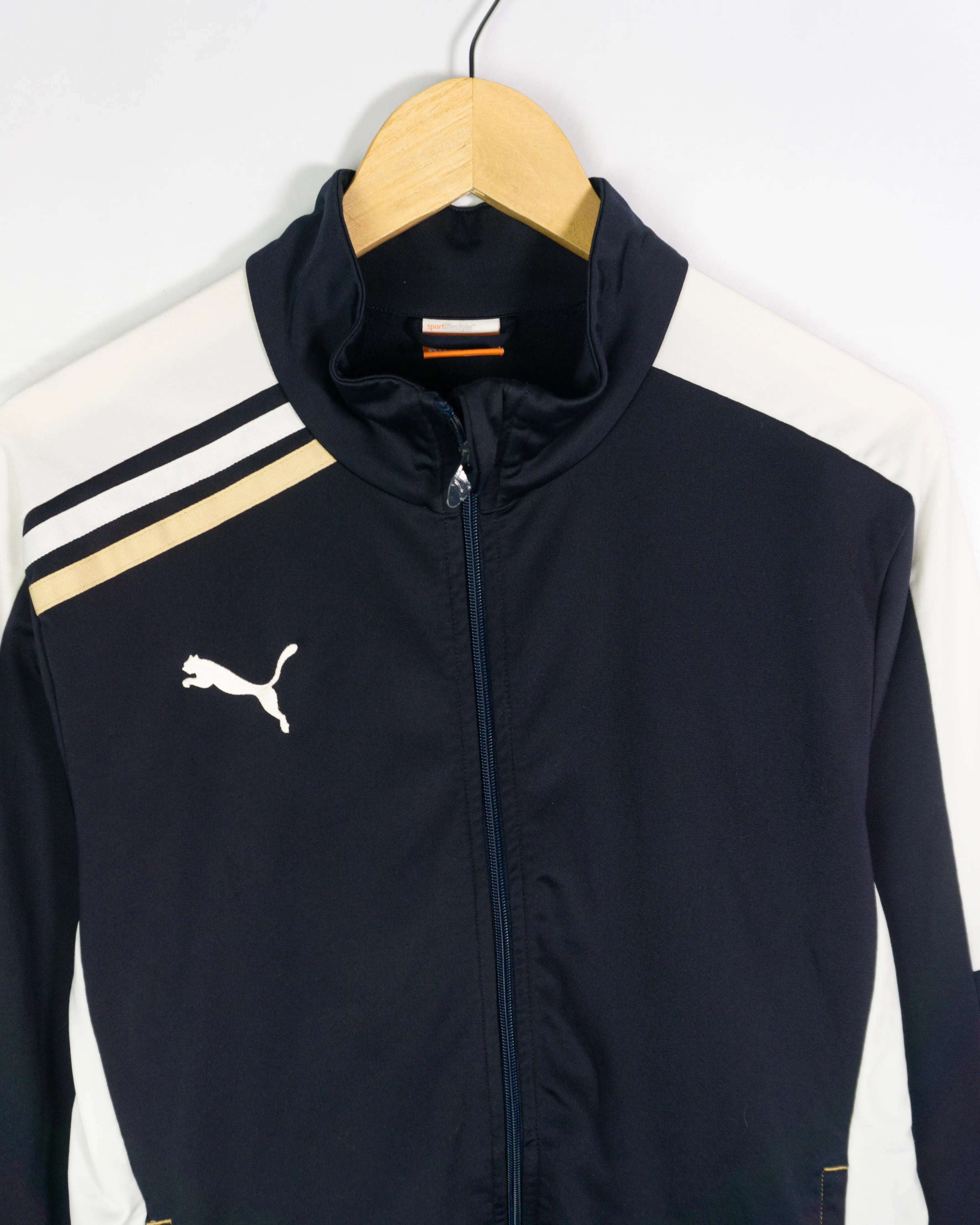 Chaqueta deportiva Puma azul marino/blanco M