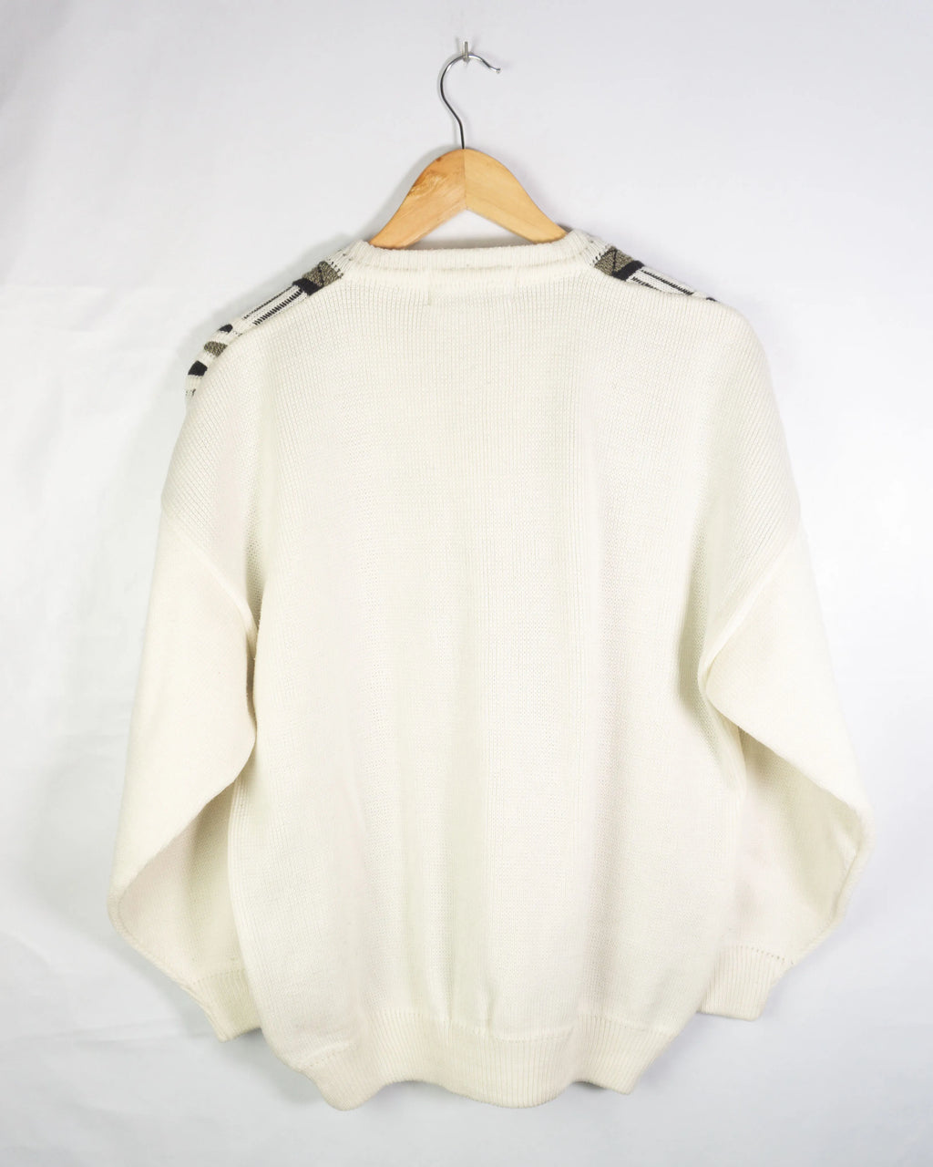 Jersey estampado vintage 90s beige M