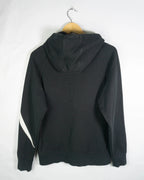 Sudadera con cremallera Nike negro/blanco M