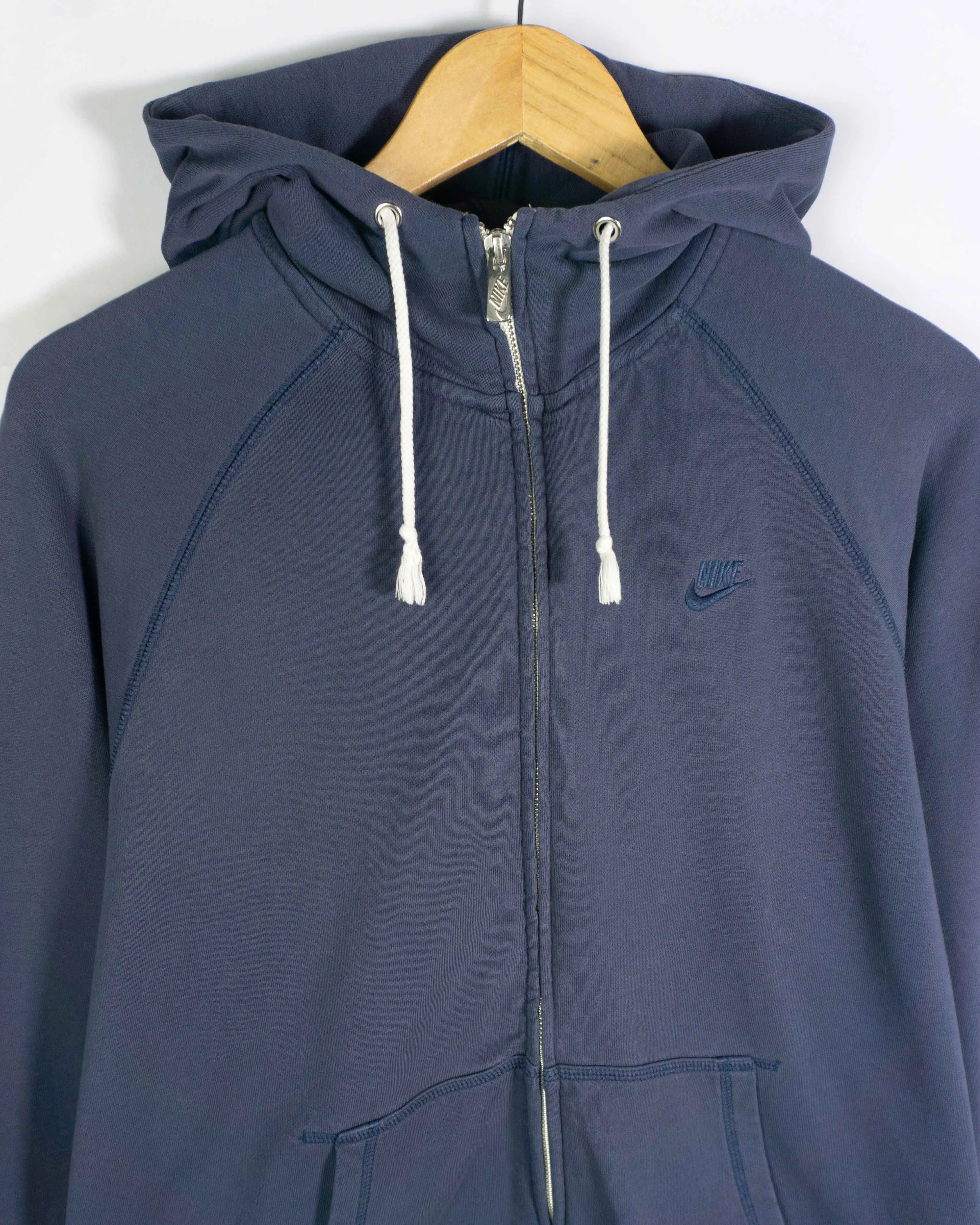 Sudadera con cremallera Nike azul oscuro L
