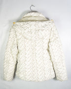 Abrigo de plumas Nike blanco S