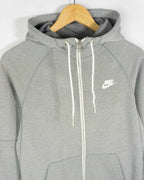 Sudadera con cremallera Nike gris XS