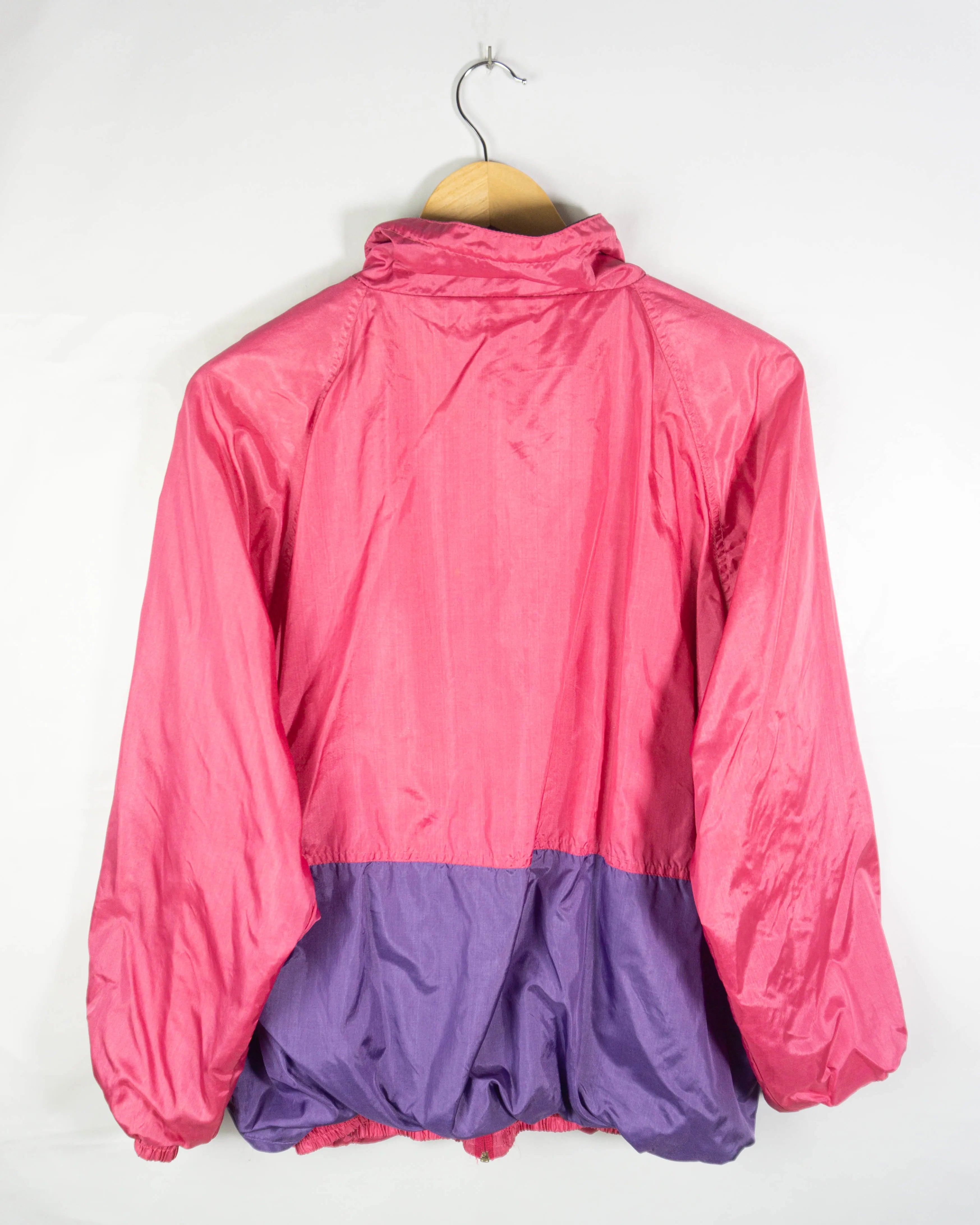 Chaqueta crazy vintage 90s rosa/morado M