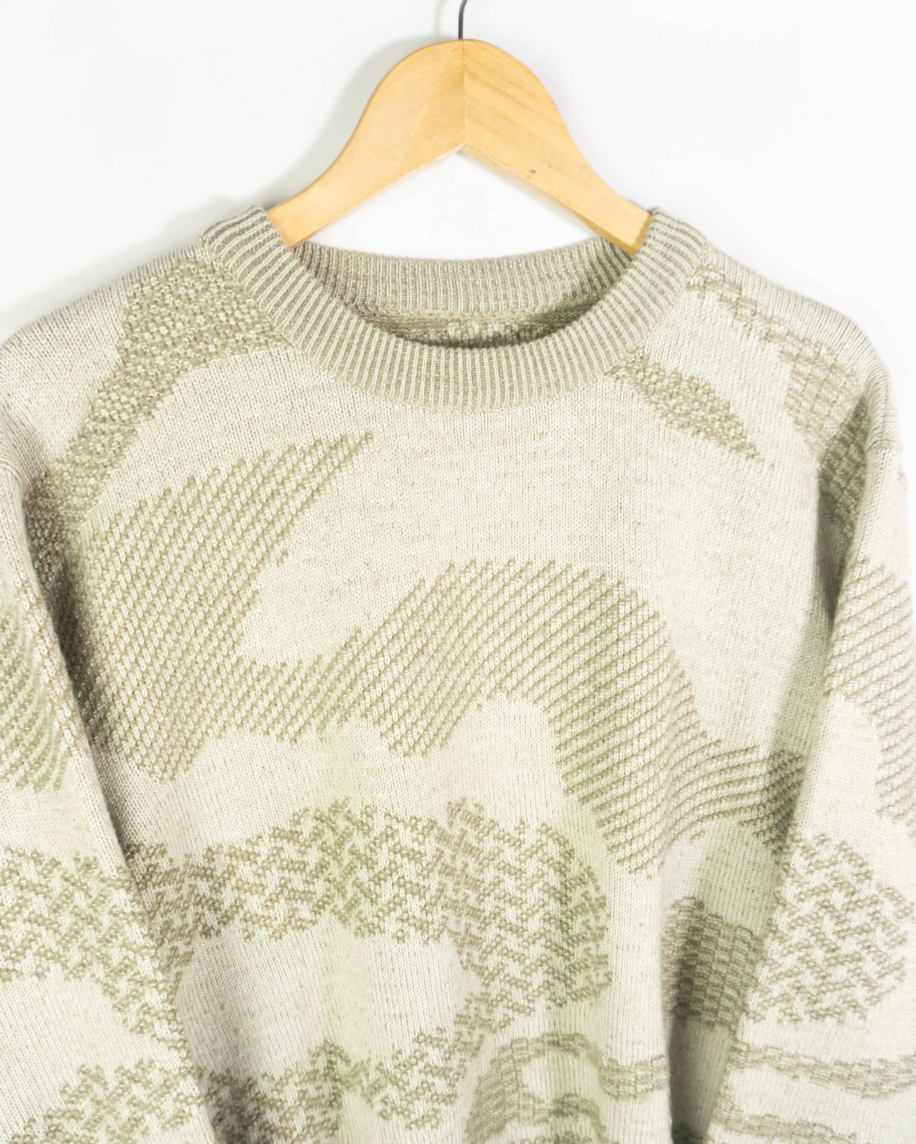 Jersey vintage 90s beige S