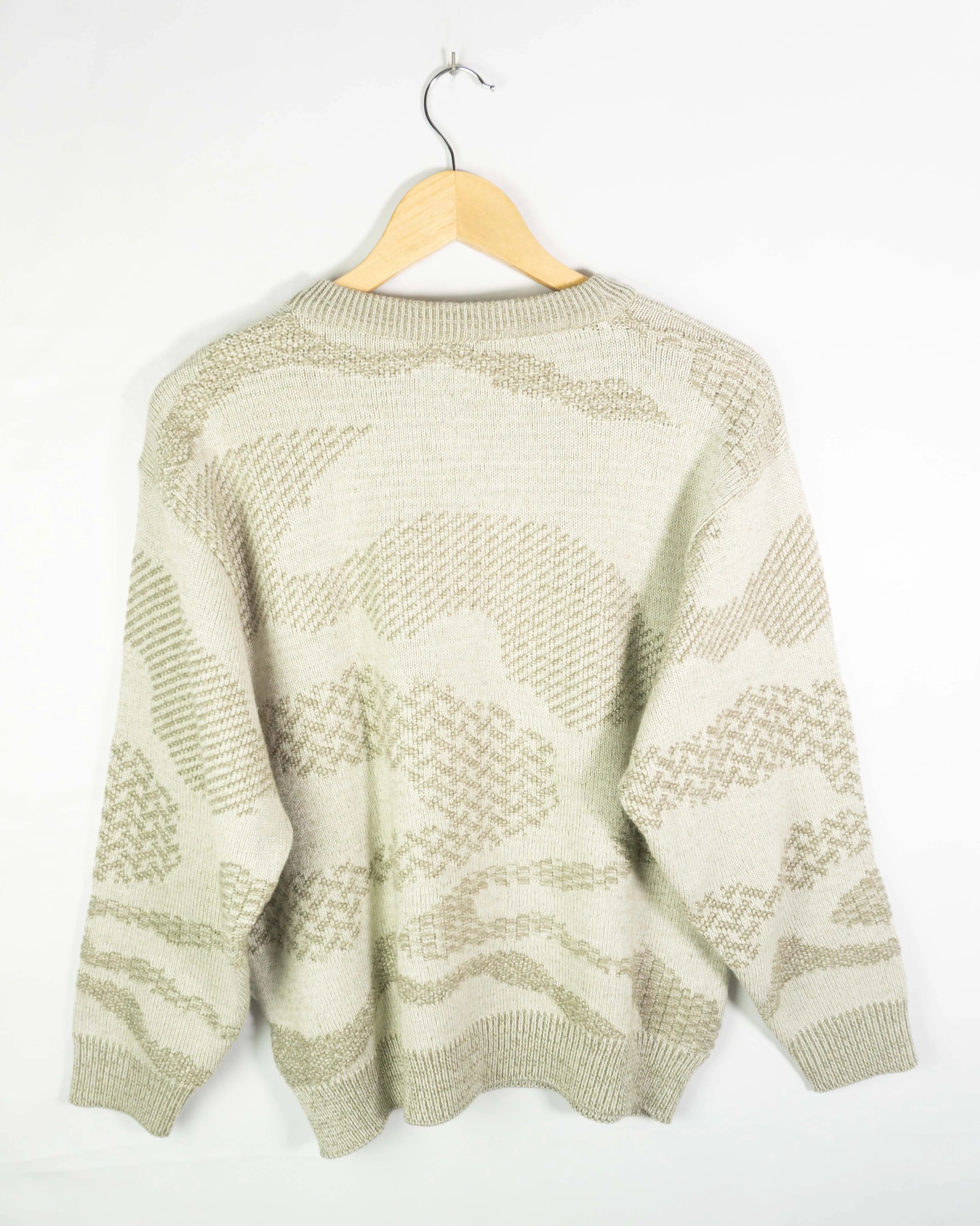 Jersey vintage 90s beige S