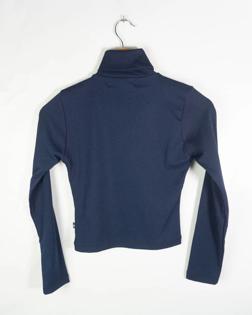 Camiseta cuello alto mujer Alpha Industries azul marino XS