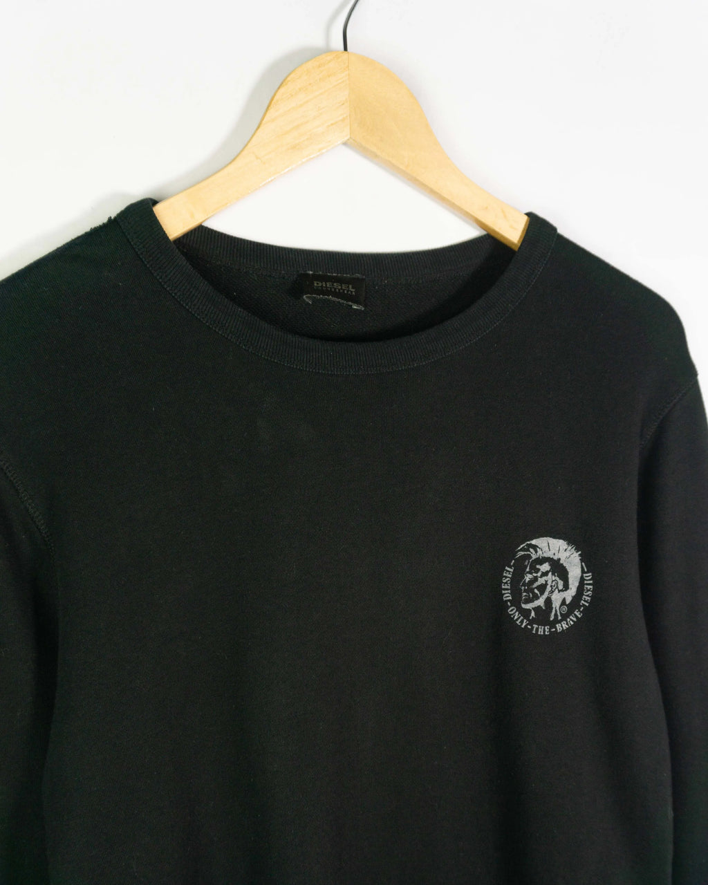 Sudadera negra Diesel negra M