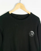 Sudadera negra Diesel negra M