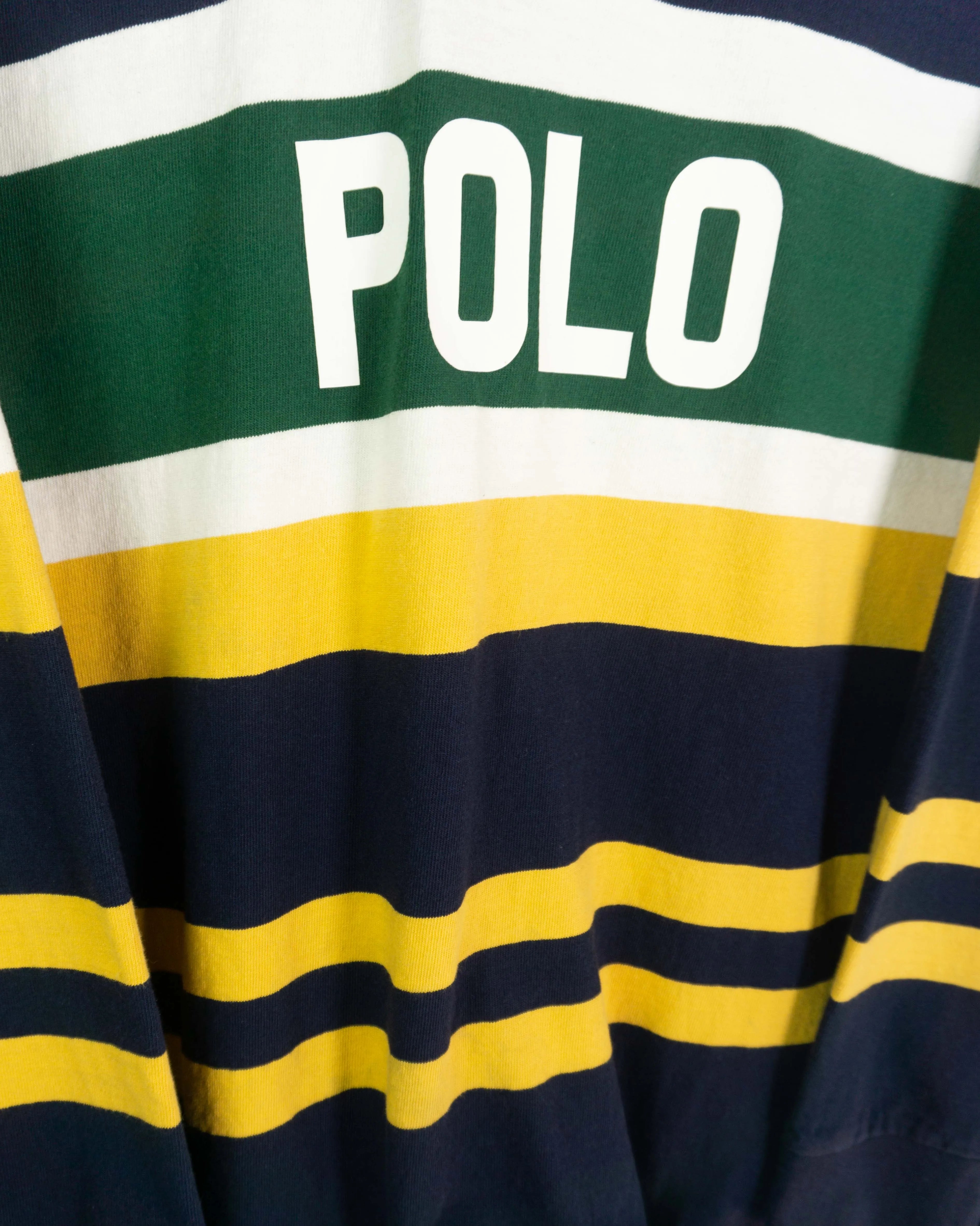 Polo manga larga Ralph Lauren de rayas XL