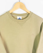 Sudadera Adidas vintage 00s marrón claro M oversize