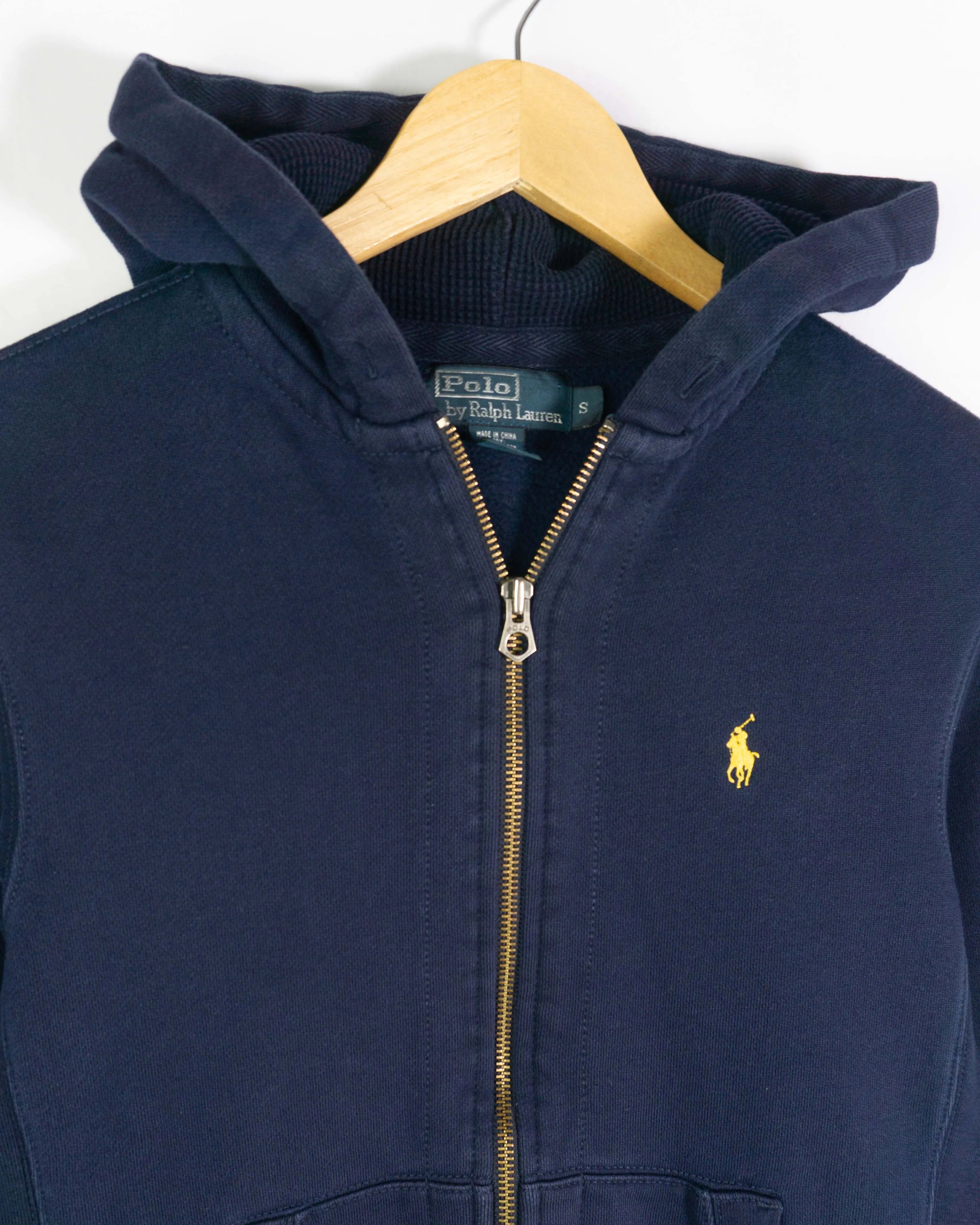 Sudadera con cremallera Ralph Lauren azul marino S