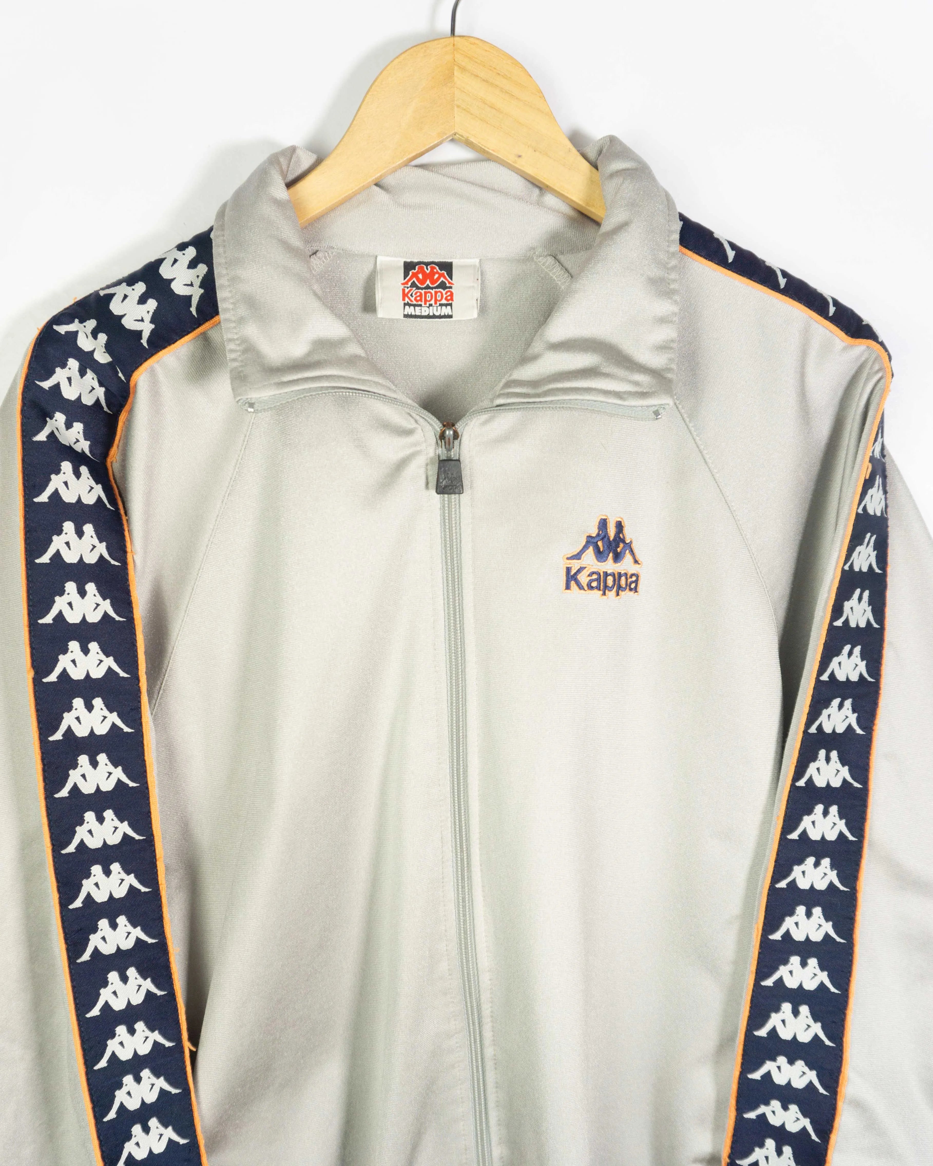 Chaqueta deportiva Kappa vintage 90s gris M