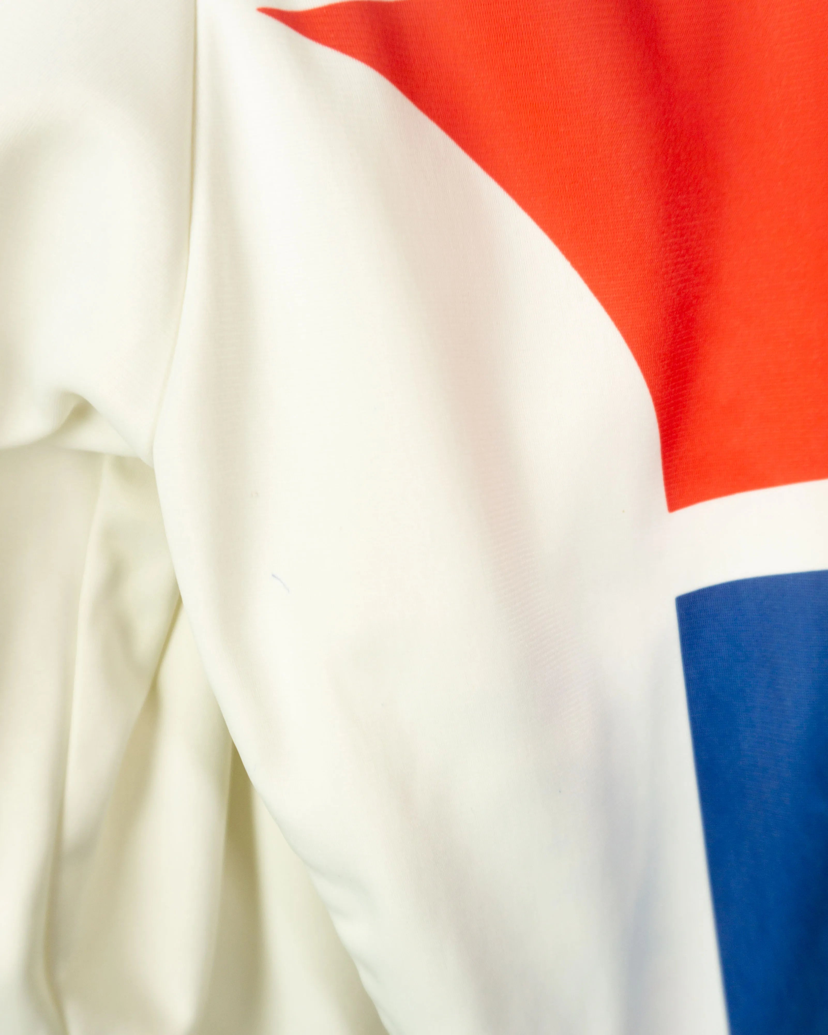 Chaqueta deportiva ciclista vintage 00s azul/blanco/rojo M