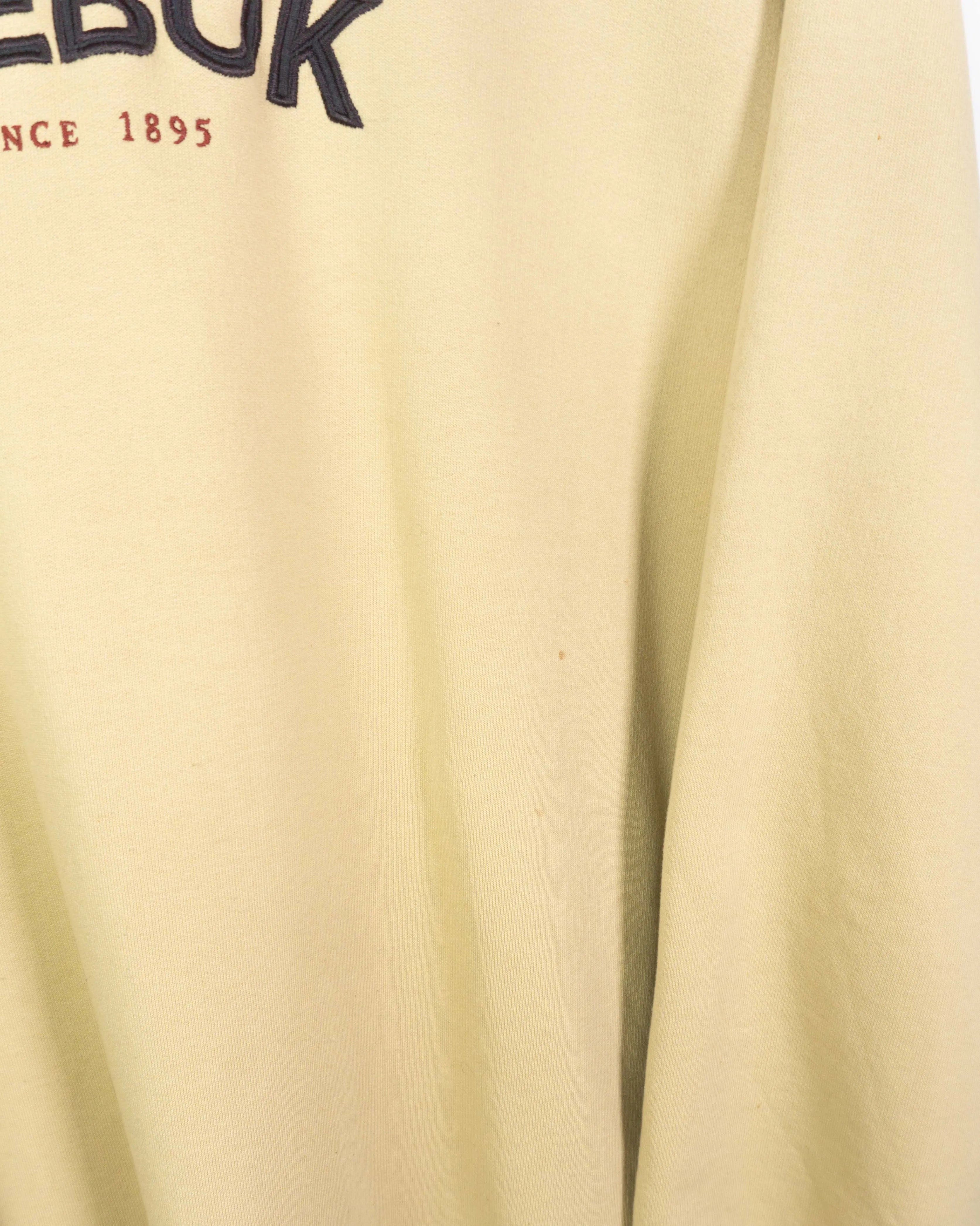 Sudadera bordado Reebok marrón claro XL