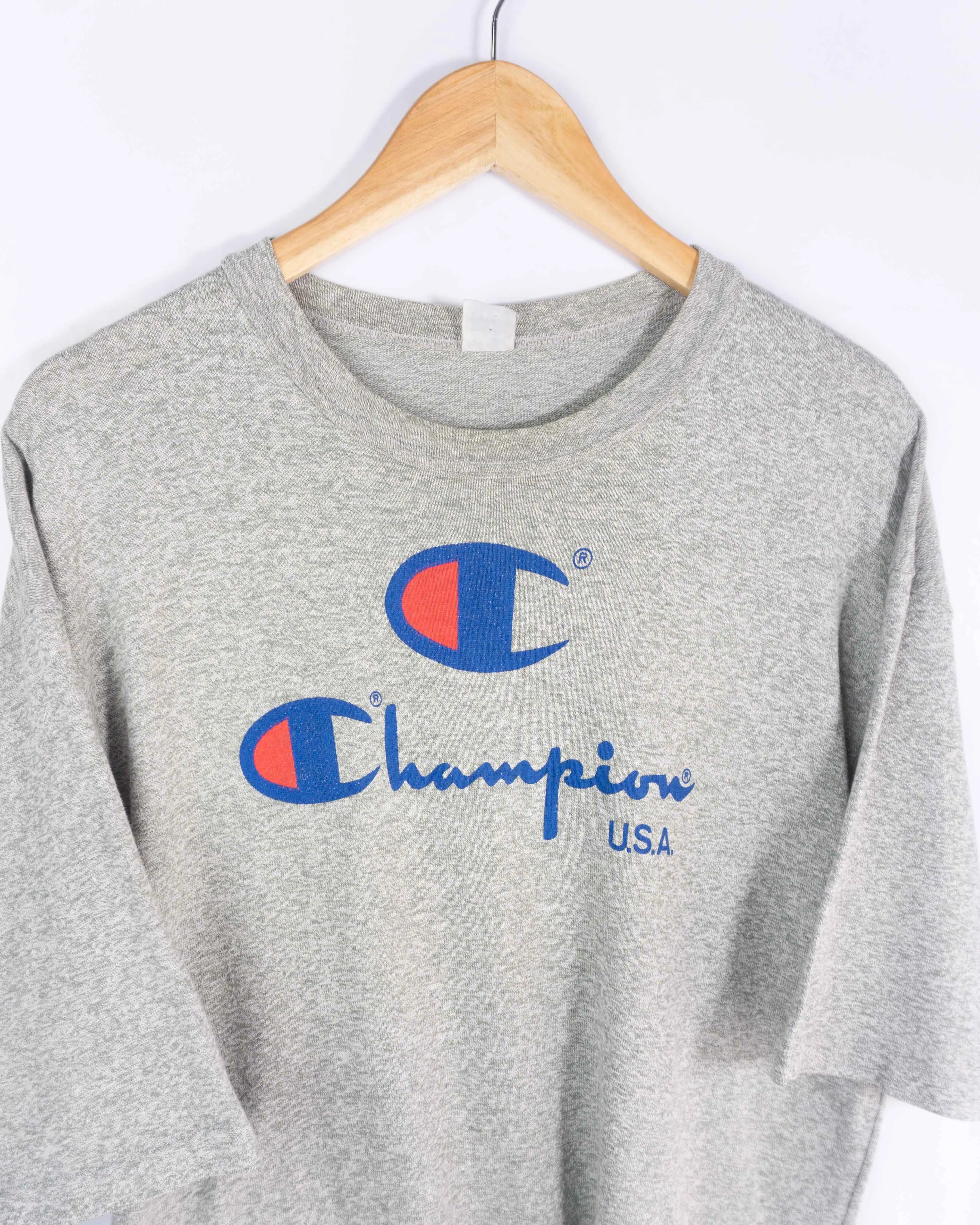 Camiseta Champion vintage 90s gris L