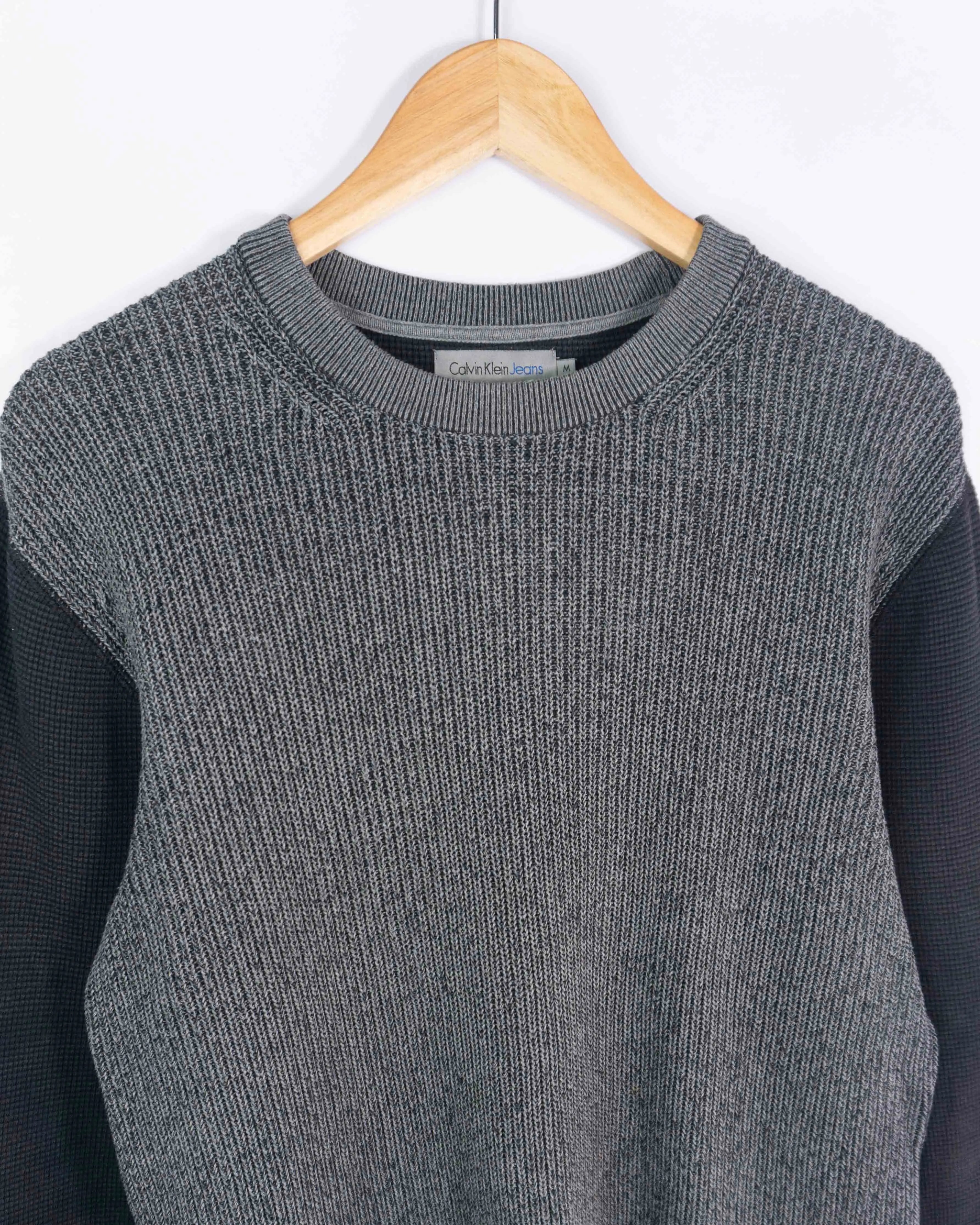 Jersey Calvin Klein gris básico M