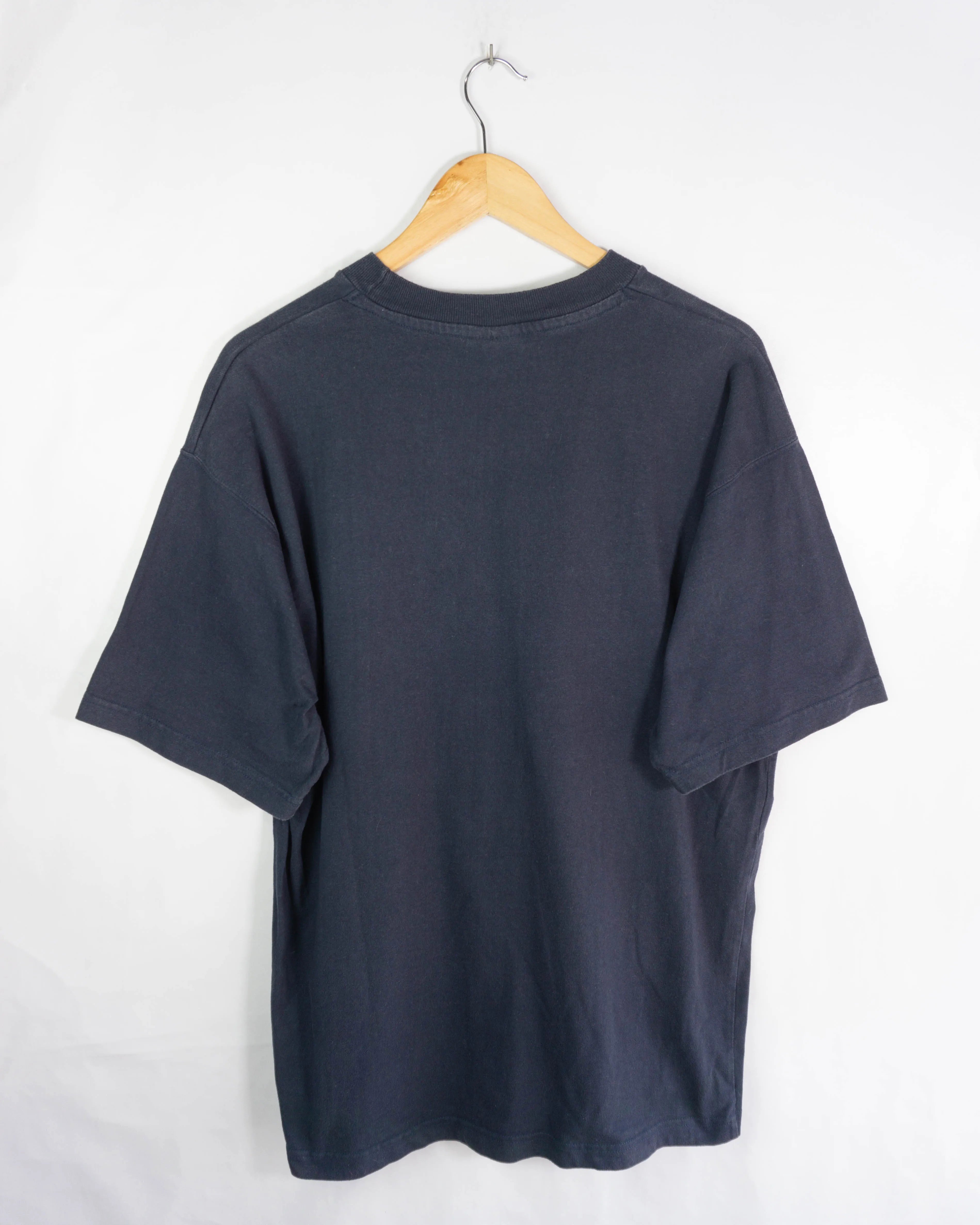 Camiseta bordado Champion vintage azul marino XL