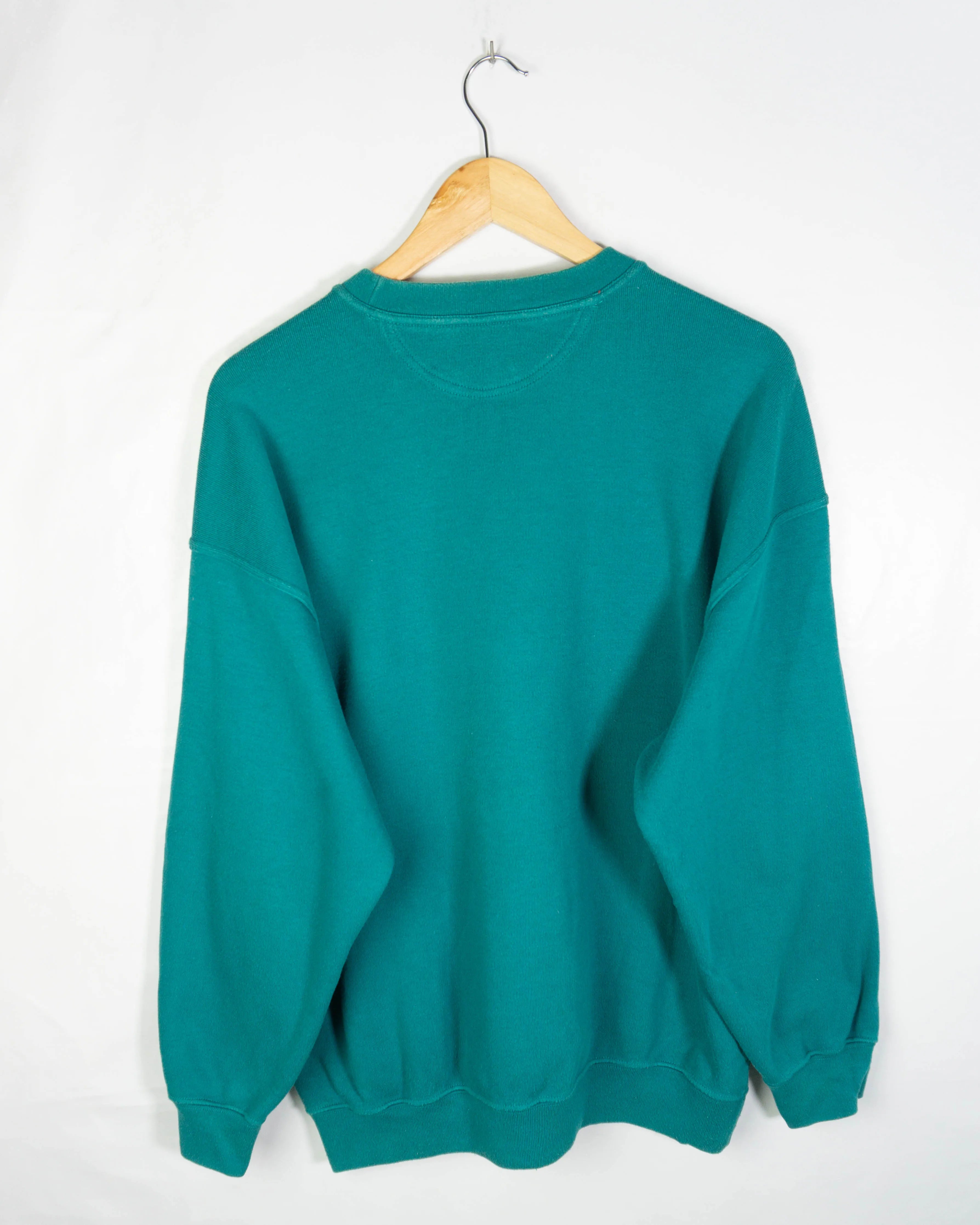Sudadera Bordado Paul Shark vintage 90s verde L