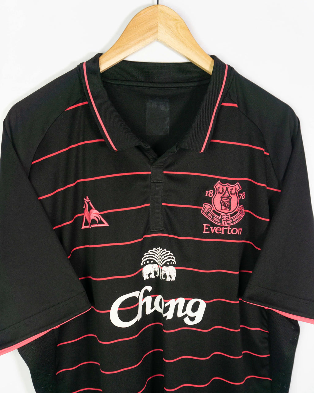 Camiseta Le Coq Sportif Everton 2009/10 negro XL