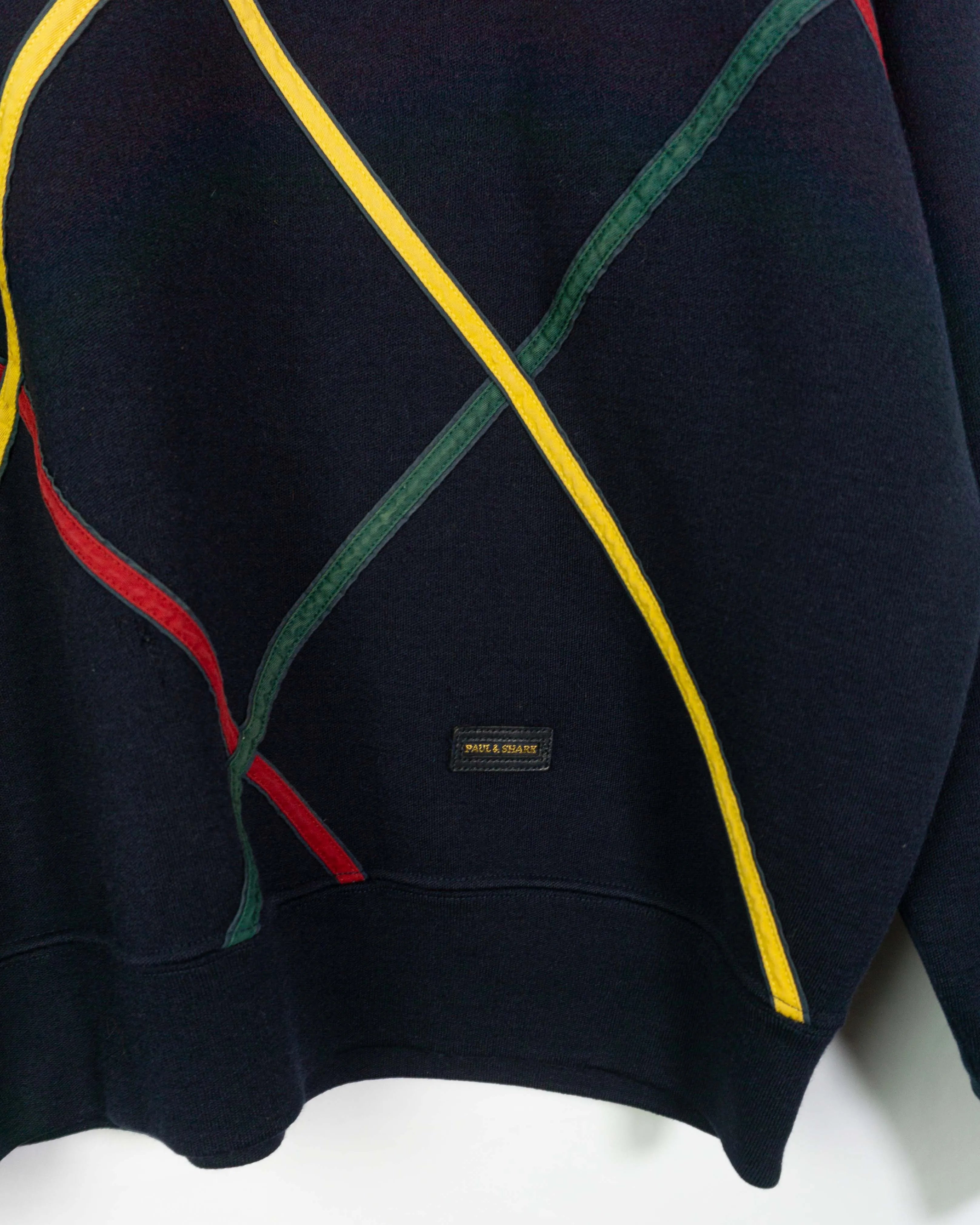 Jersey de lana Paul Shark vintage 90s azul marino M
