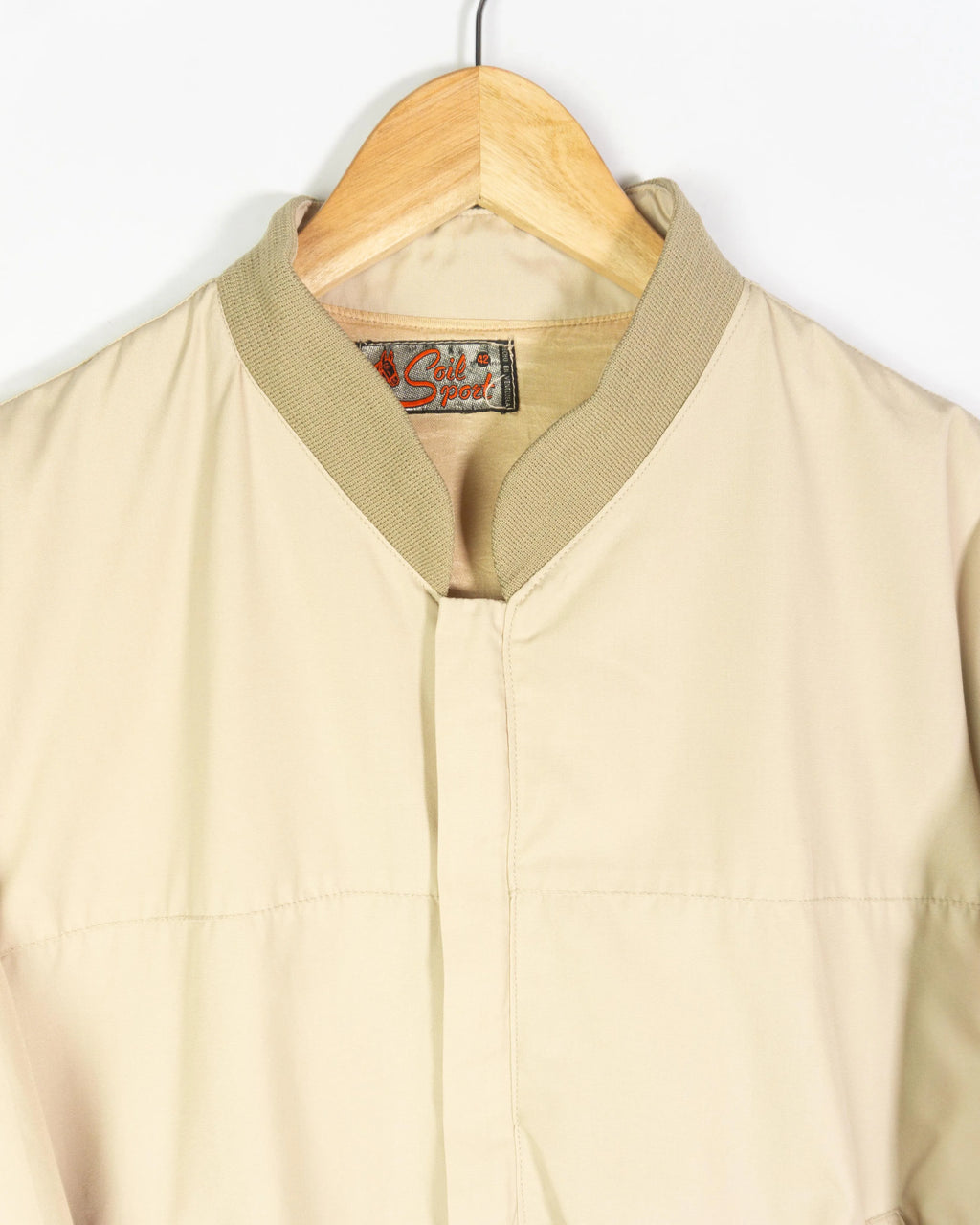 Chaqueta bomber vintage 90s beige M