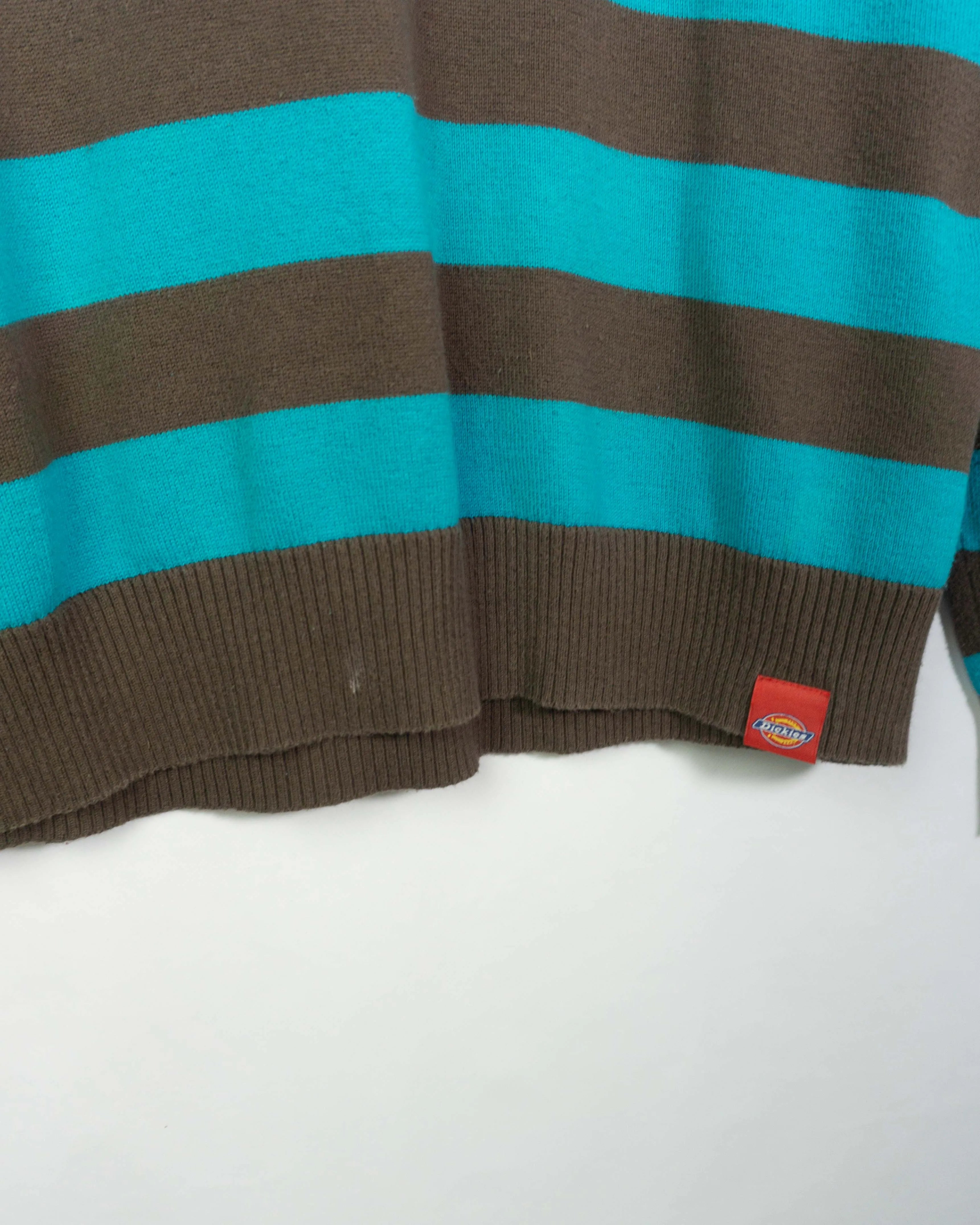 Jersey de rayas Dickies azul/marrón L