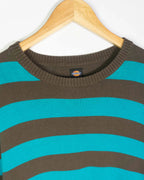 Jersey de rayas Dickies azul/marrón L