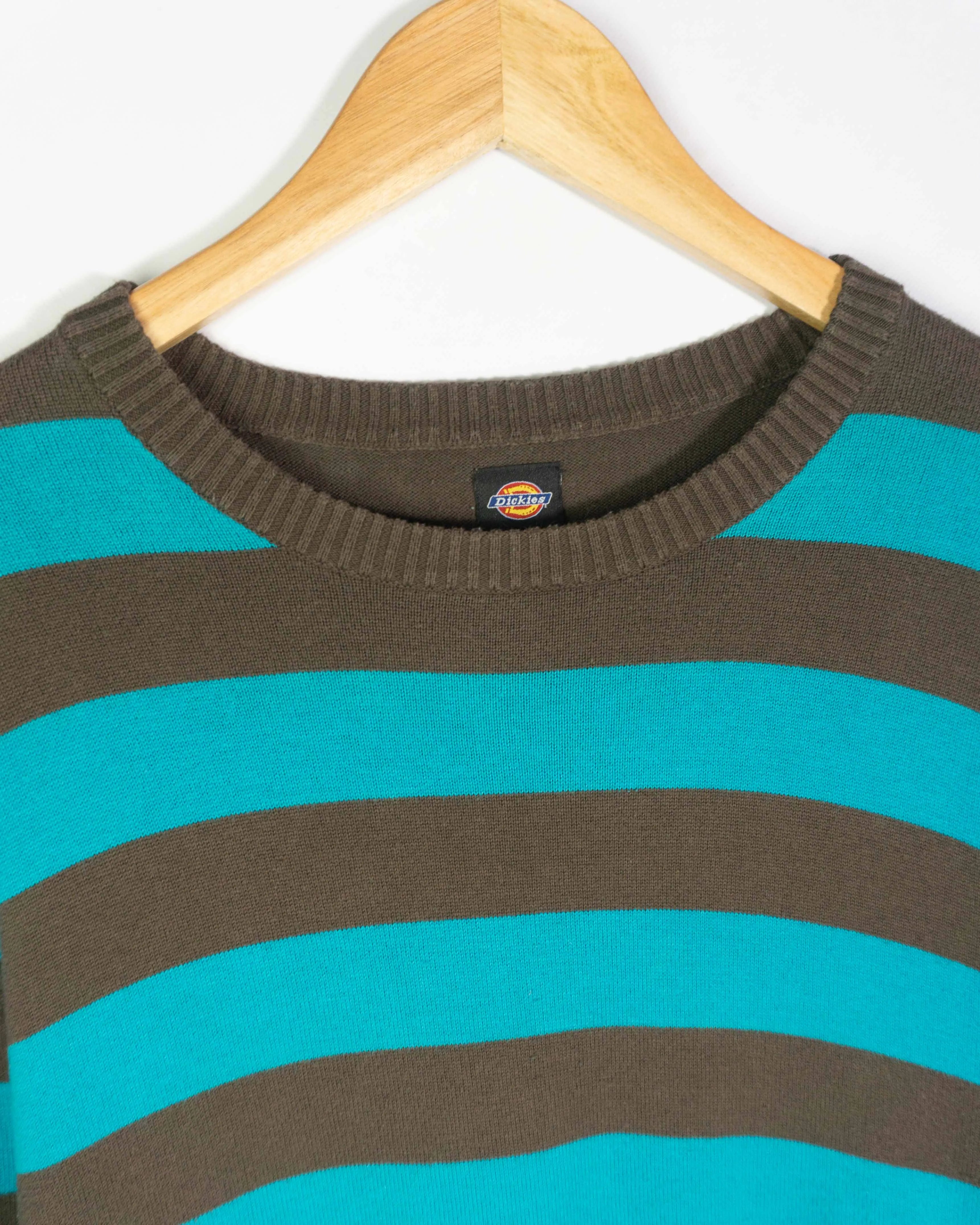 Jersey de rayas Dickies azul/marrón L