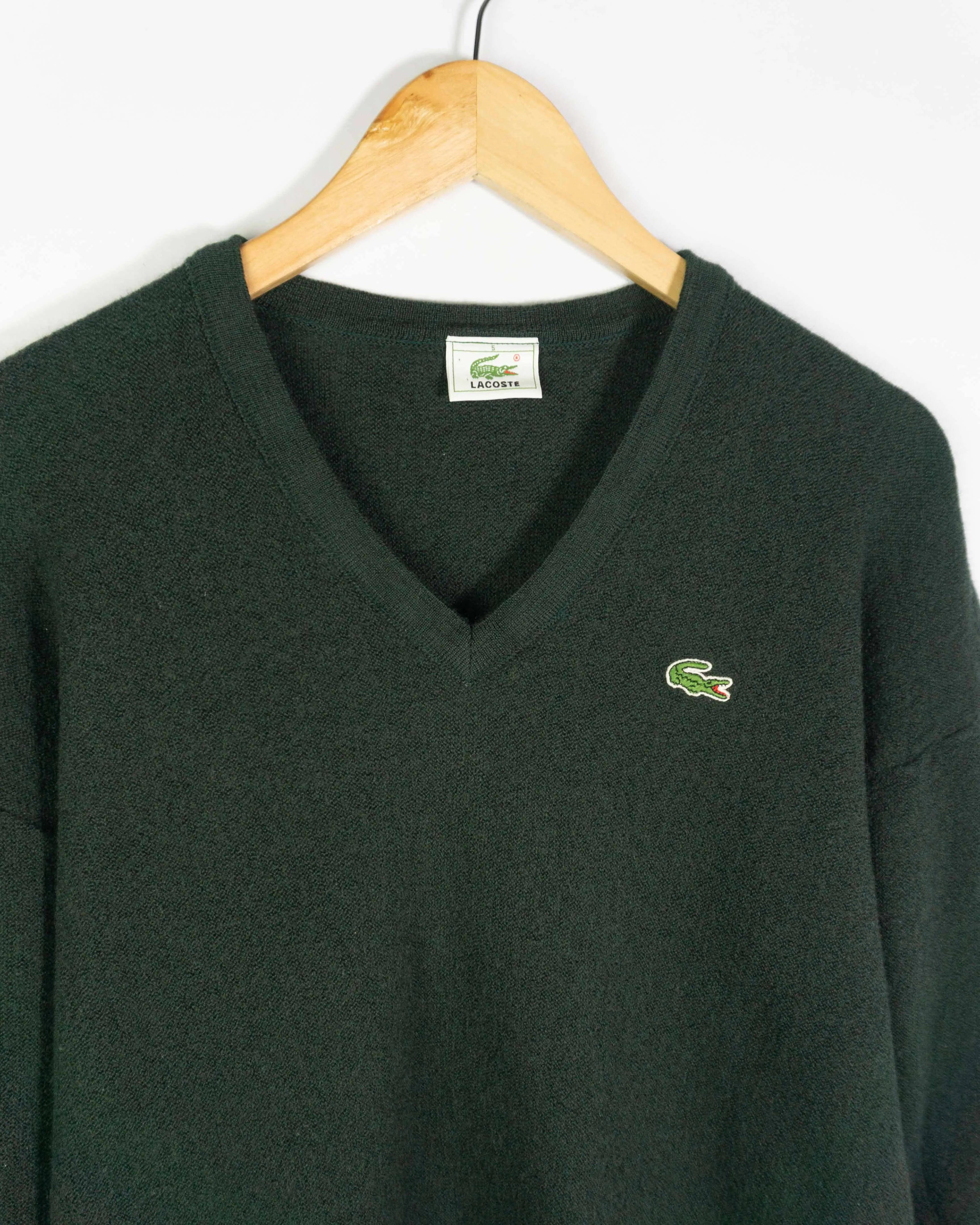 Jersey Lacoste vintage 90s verde S