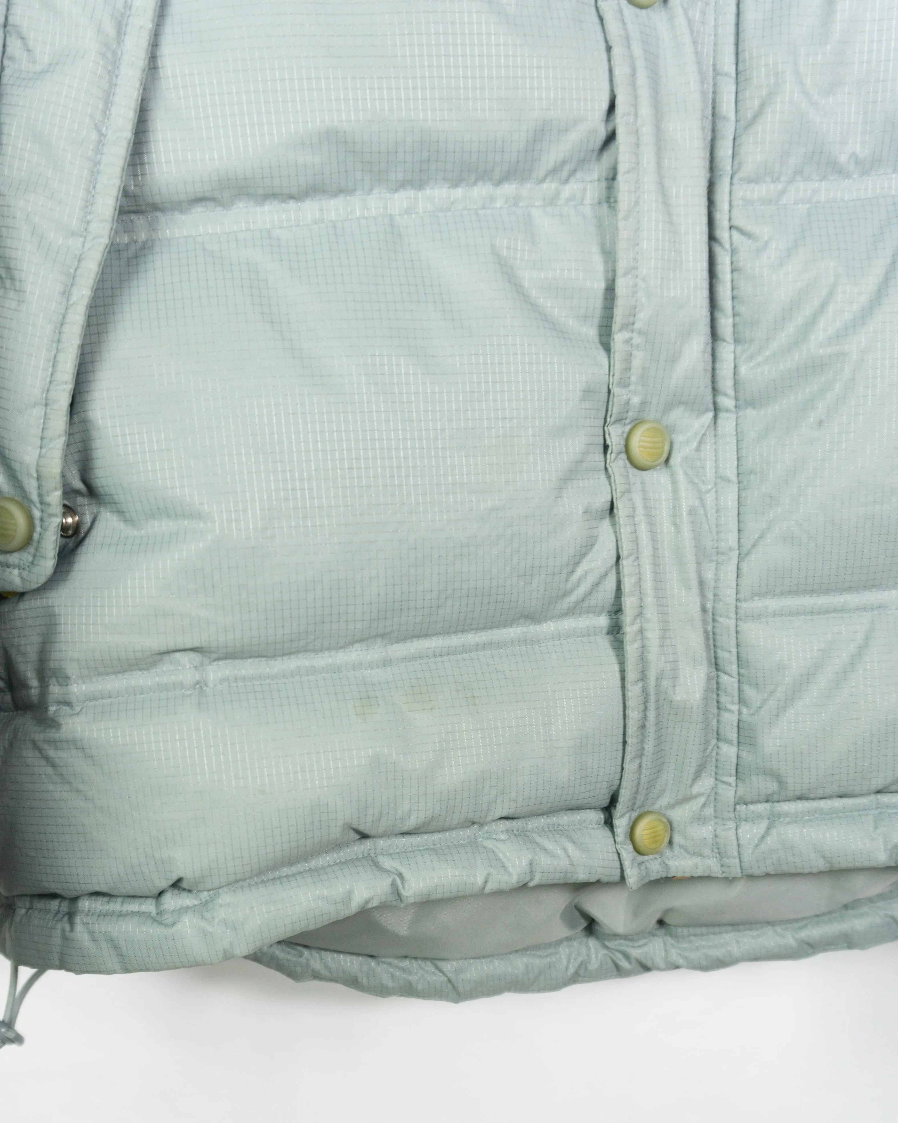 Abrigo acochado Adidas vintage 00s gris M