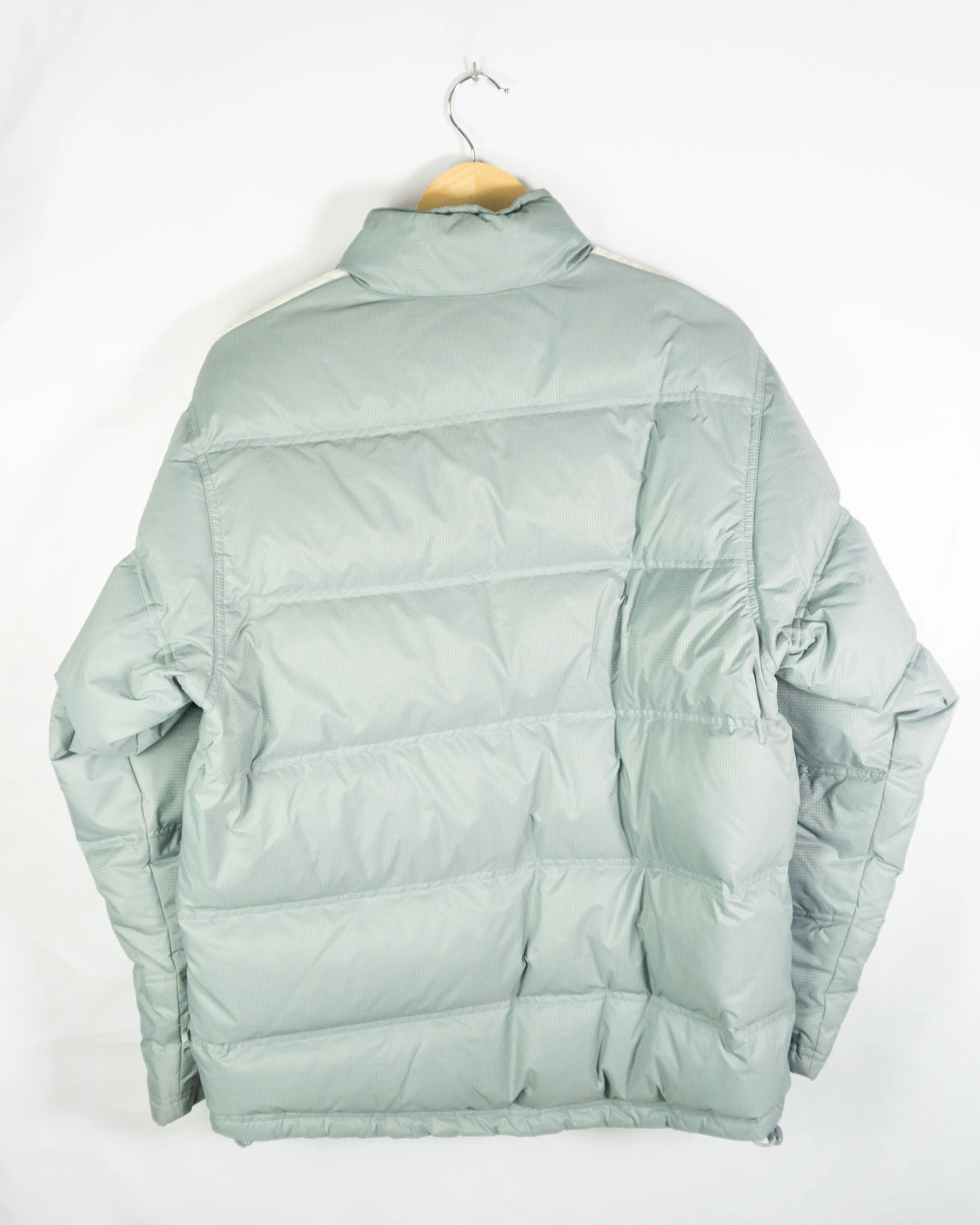 Abrigo acochado Adidas vintage 00s gris M