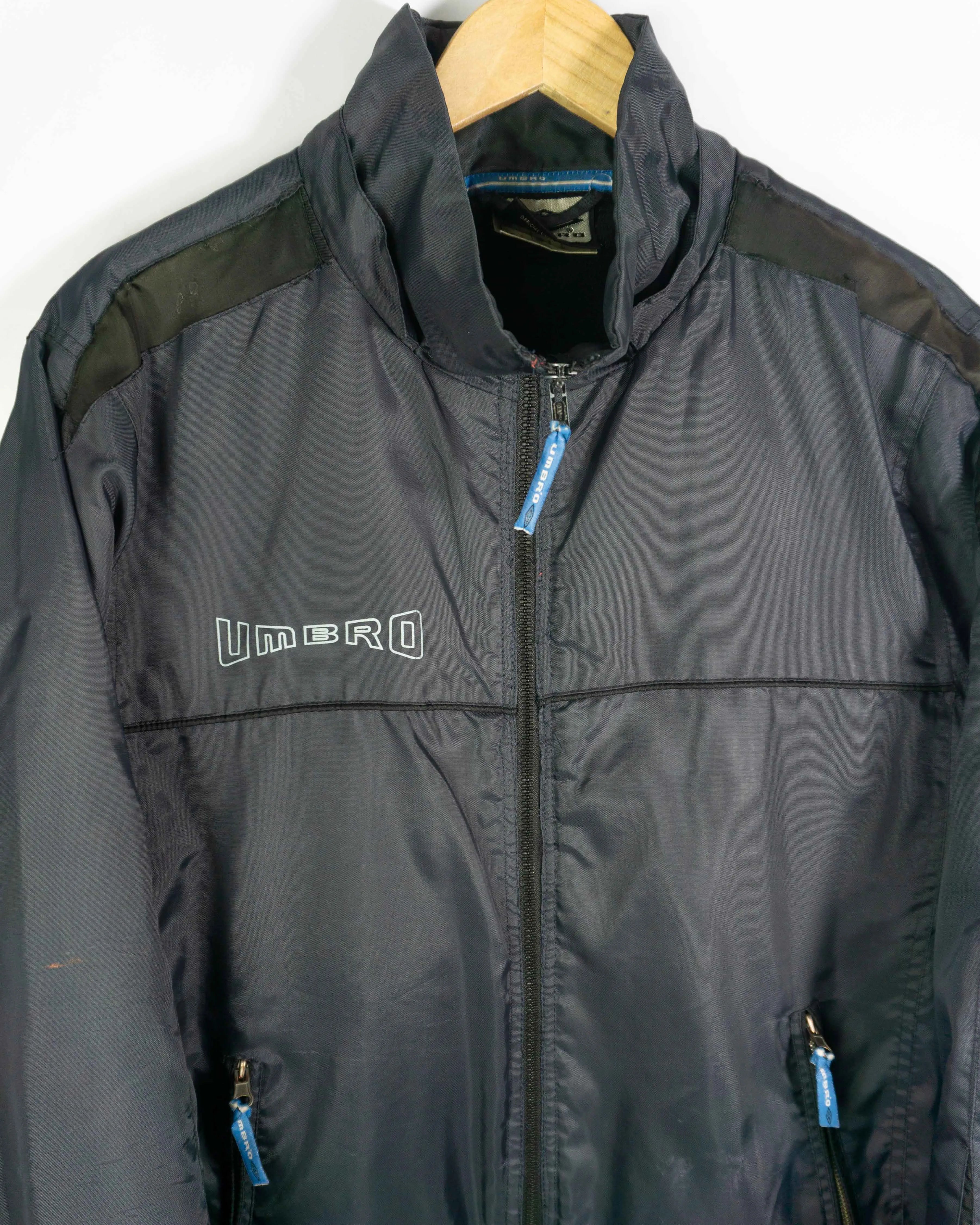 Chaqueta acolchada Umbro vintage 90s gris oscuro S