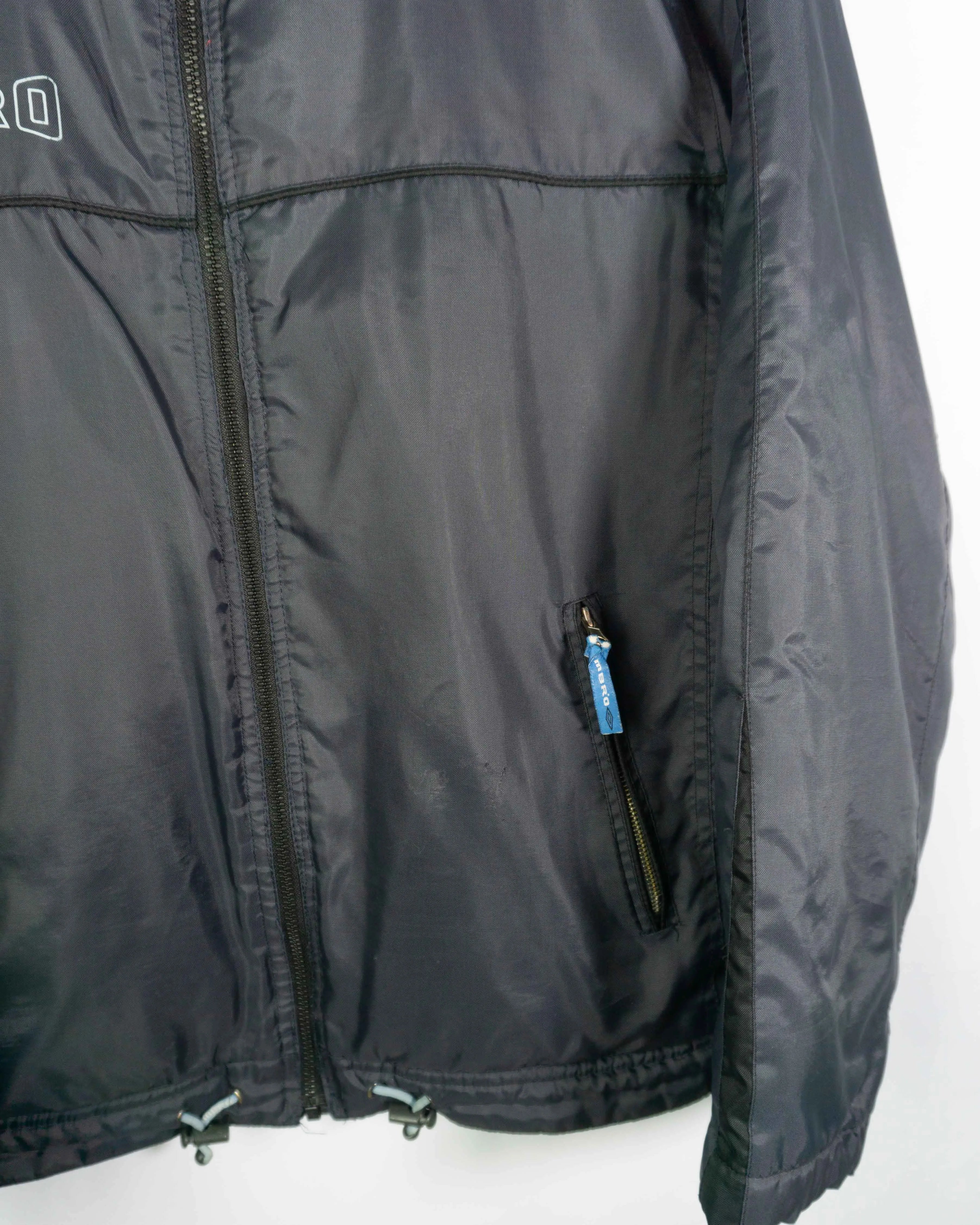 Chaqueta acolchada Umbro vintage 90s gris oscuro S