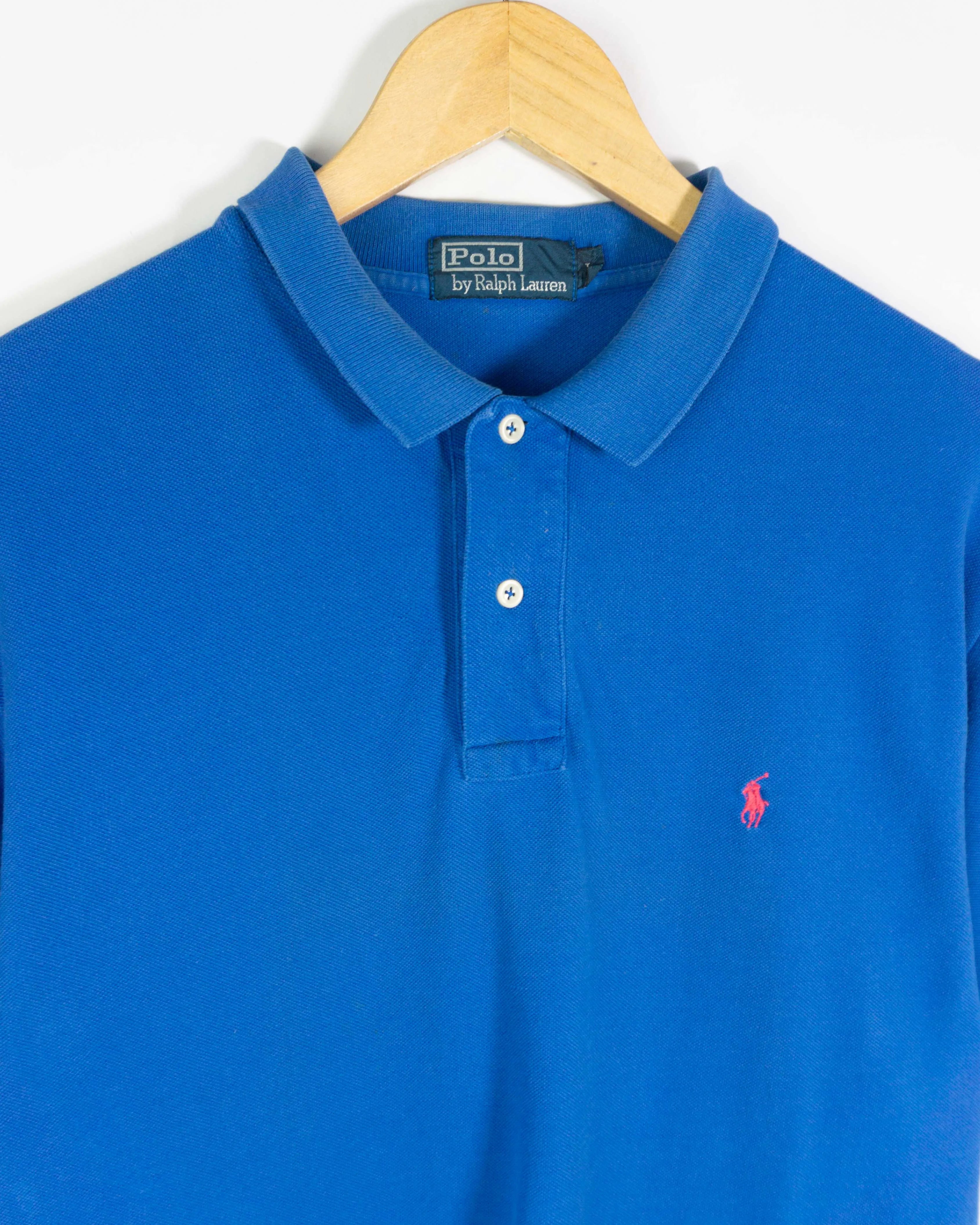 Polo manga corta Ralph Lauren azul L