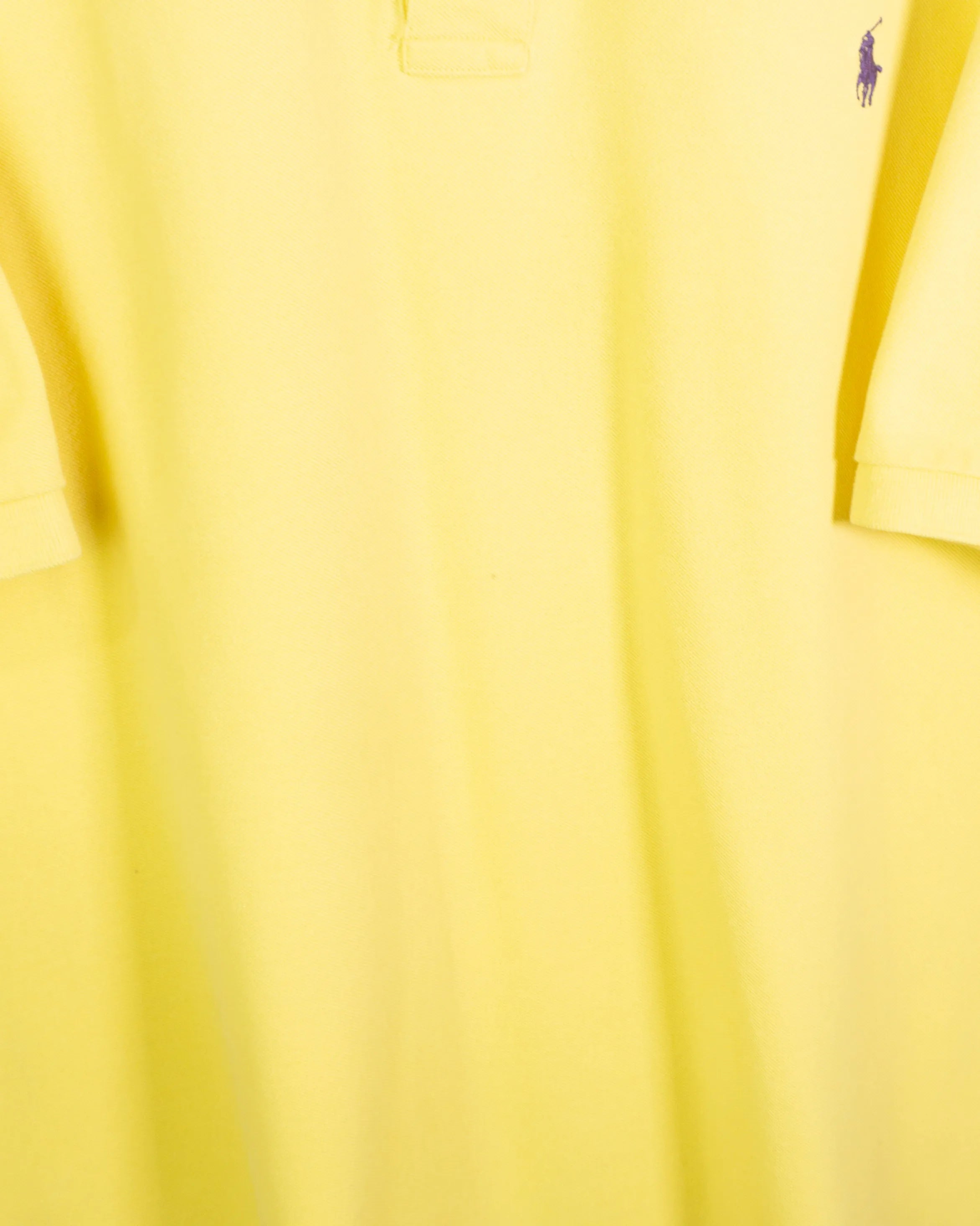 Polo manga corta Ralph Lauren vintage 00s amarillo 3XL