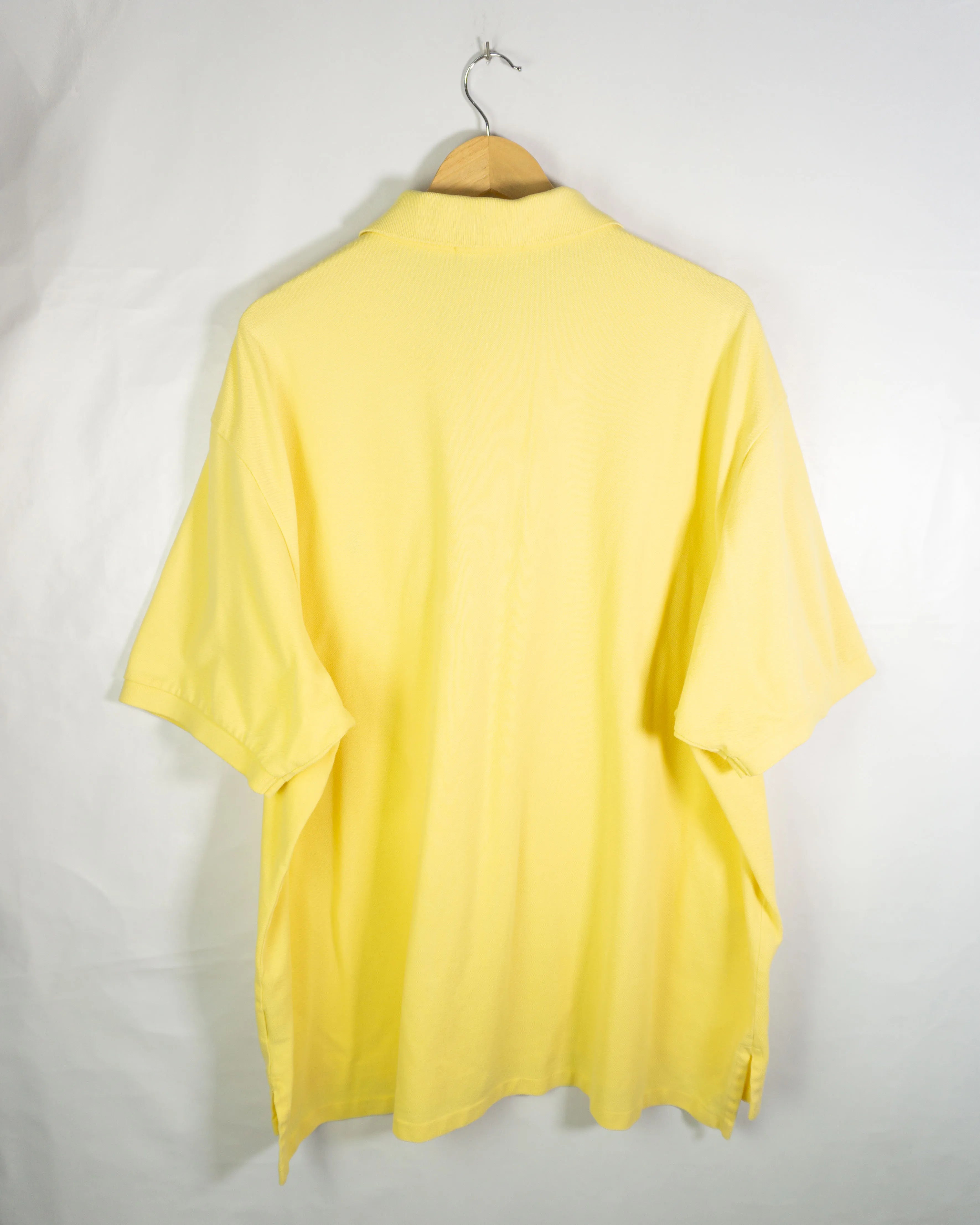 Polo manga corta Ralph Lauren vintage 00s amarillo 3XL