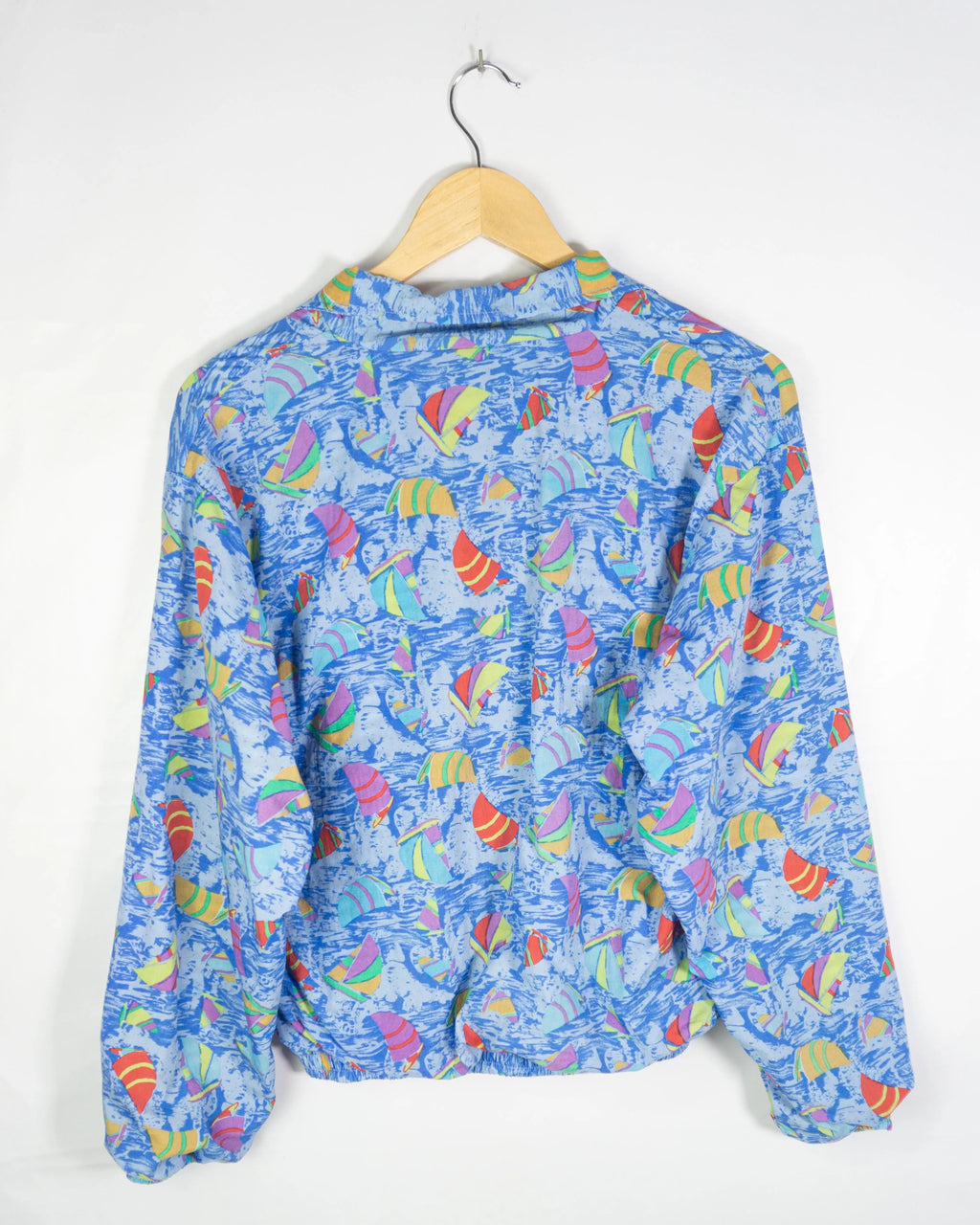 Chaqueta deportiva vintage mujer estampada S