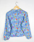 Chaqueta deportiva vintage mujer estampada S
