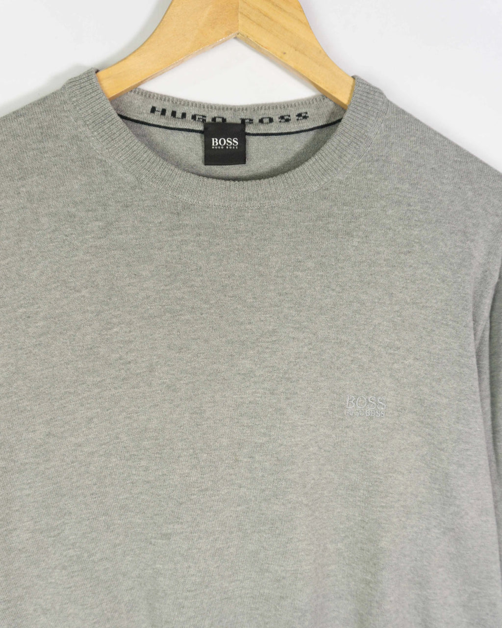 Jersey algodón Hugo Boss gris M