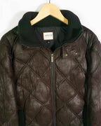 Bomber Armani Collezioni Vintage 90s Marrón — Talla 54