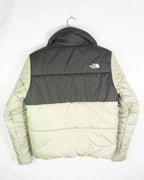Puffer North Face Nuptse Verde Mujer — Talla S