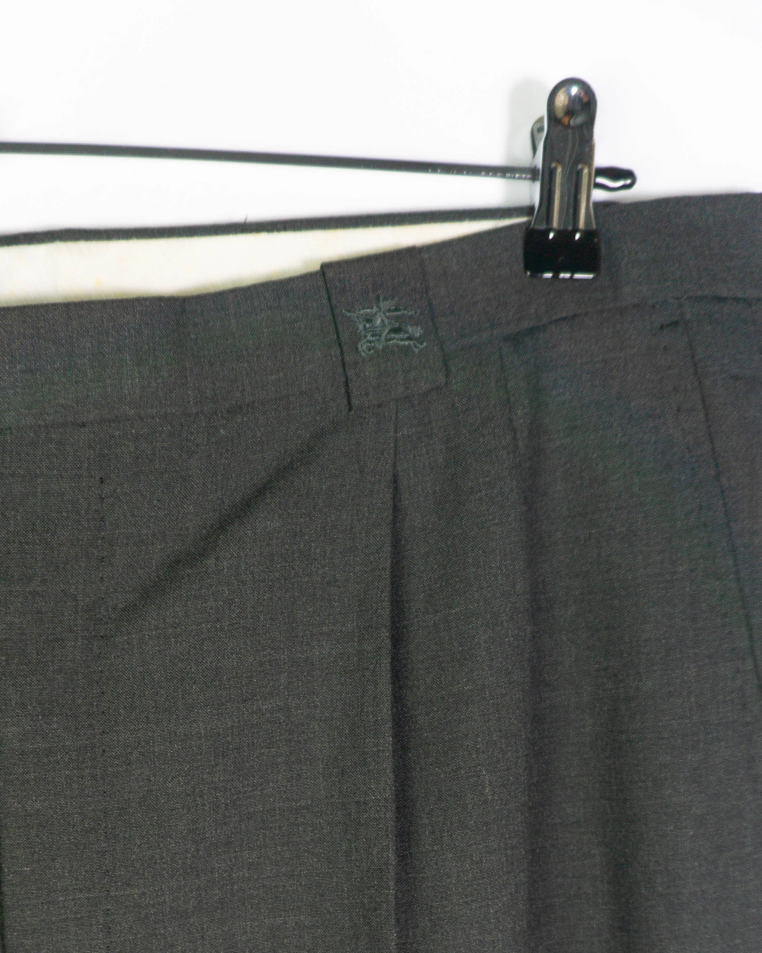 Pantalón de pinza Burberry's Vintage 90s Gris  — Talla 48