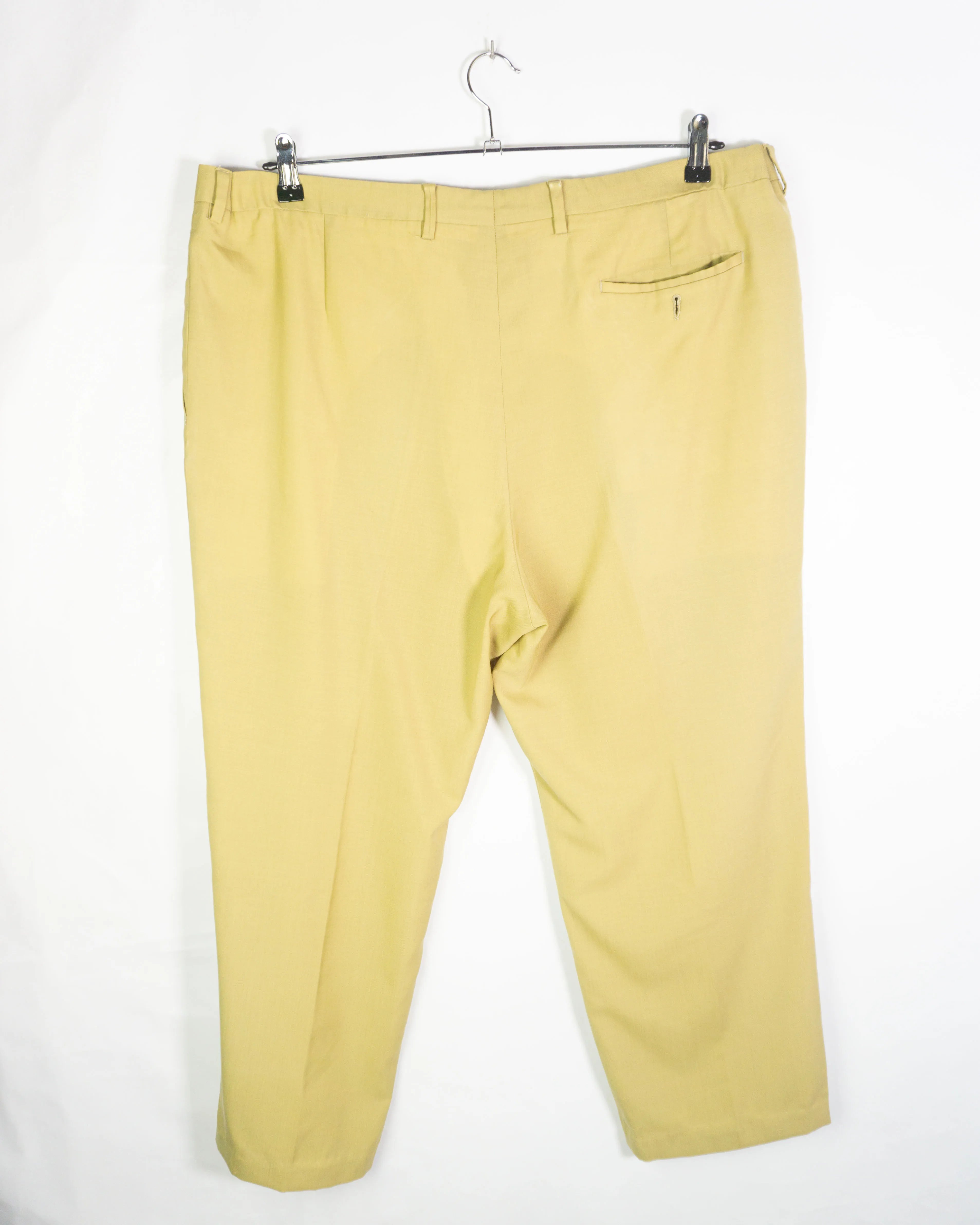 Pantalón Burberry's Vintage 90s Amarillo Mostaza — Talla 56