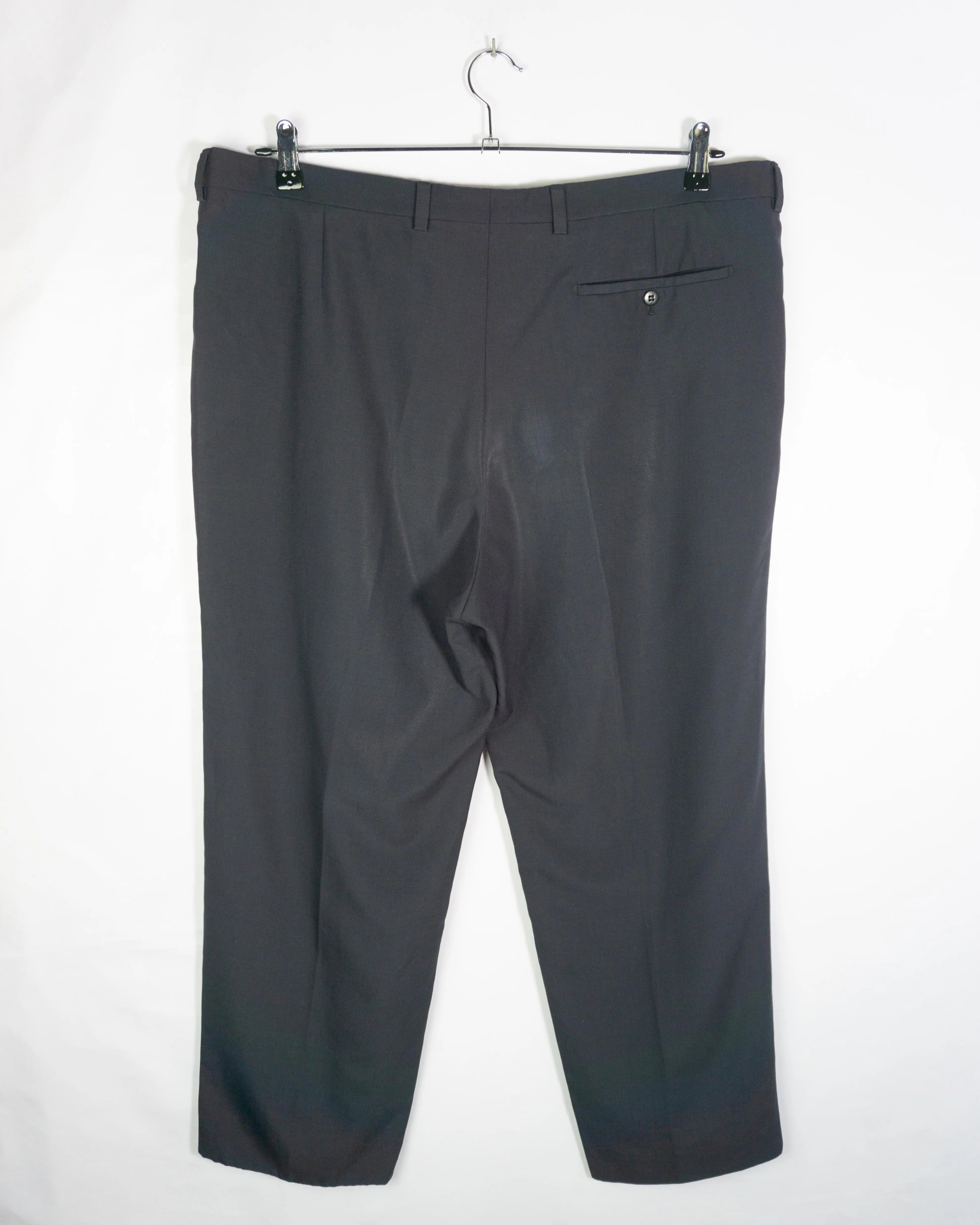 Pantalón Burberry's Vintage 90s Gris Oscuro — Talla 52