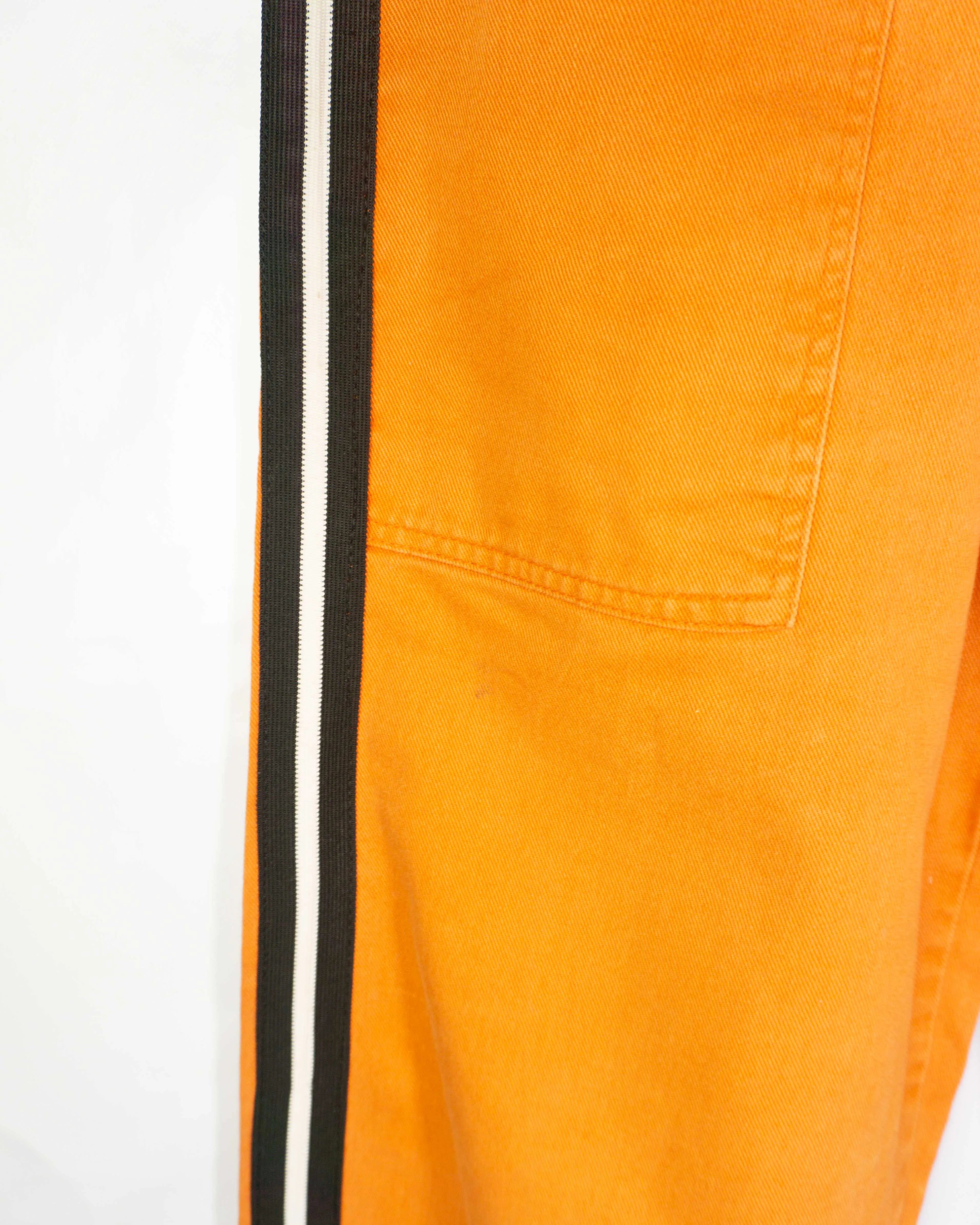 Pantalón Heroice Vintage Y2K Naranja Franja — Talla M