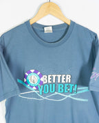 Camiseta Vintage Graphic Tee Table Mountain Casino azul — Talla L